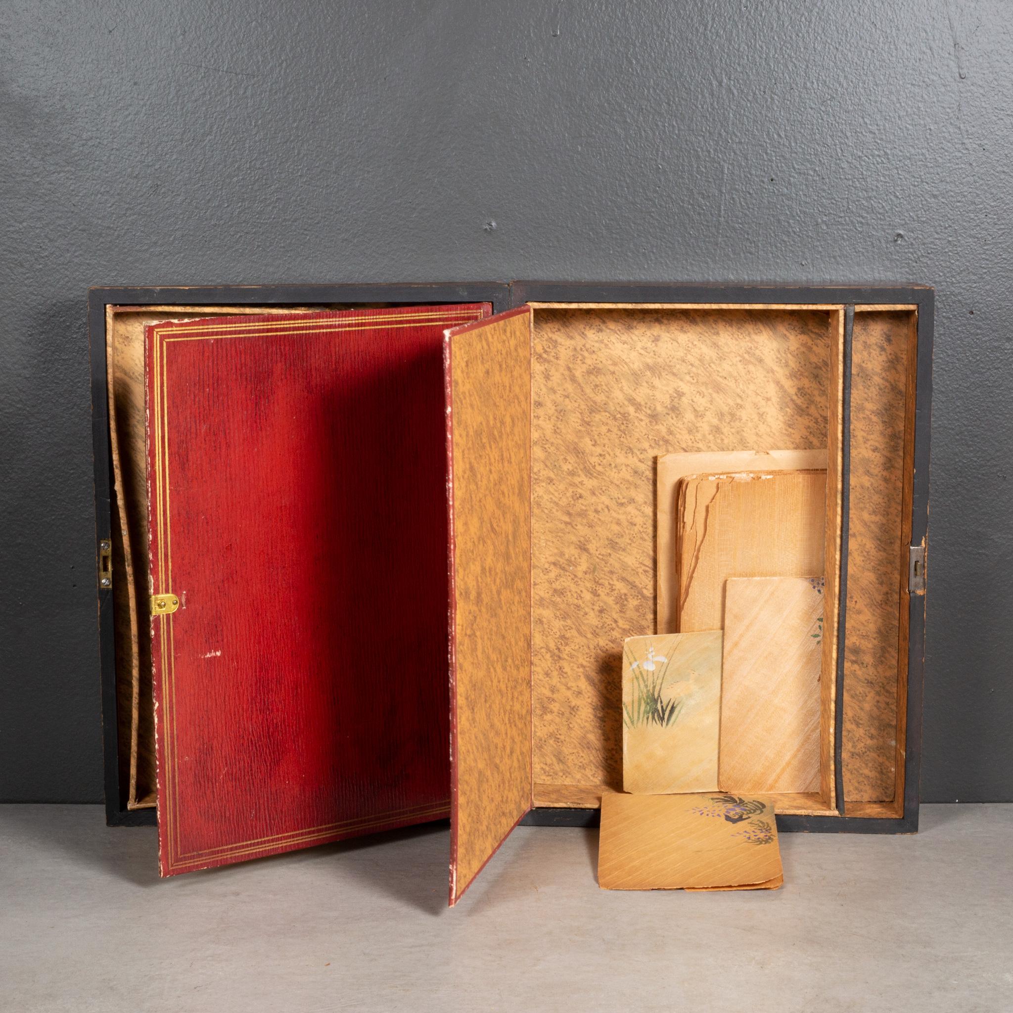 19th c. Embossed and Gilded Lap Desk For Sale 2