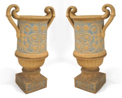 Paire d'urnes anglaises Adam Coade