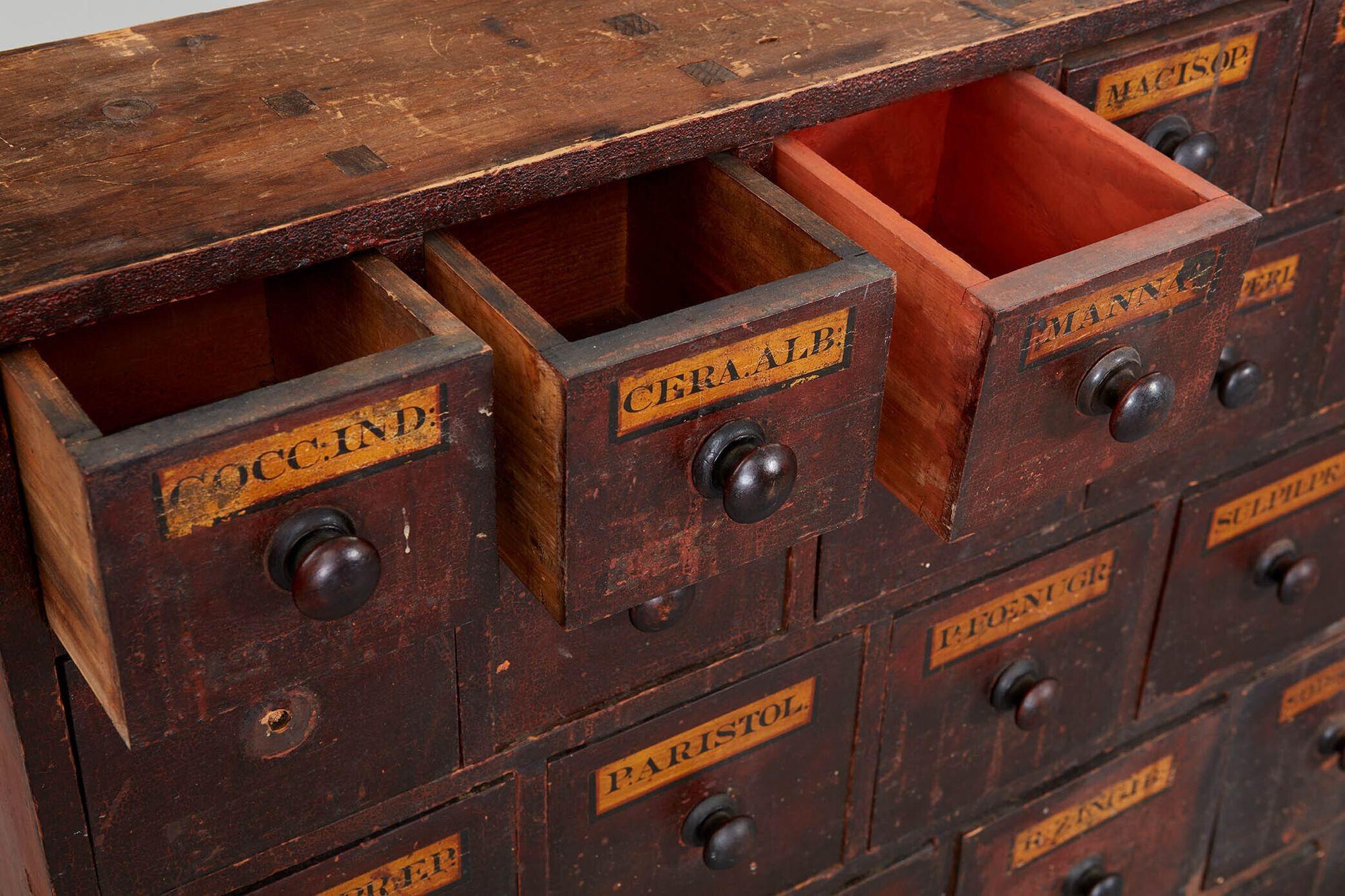 19th c. English Apothecary Cabinet 7