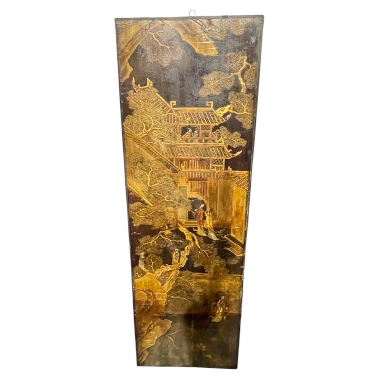 XIX sec. Pannello Chinoiserie Inglese in vendita