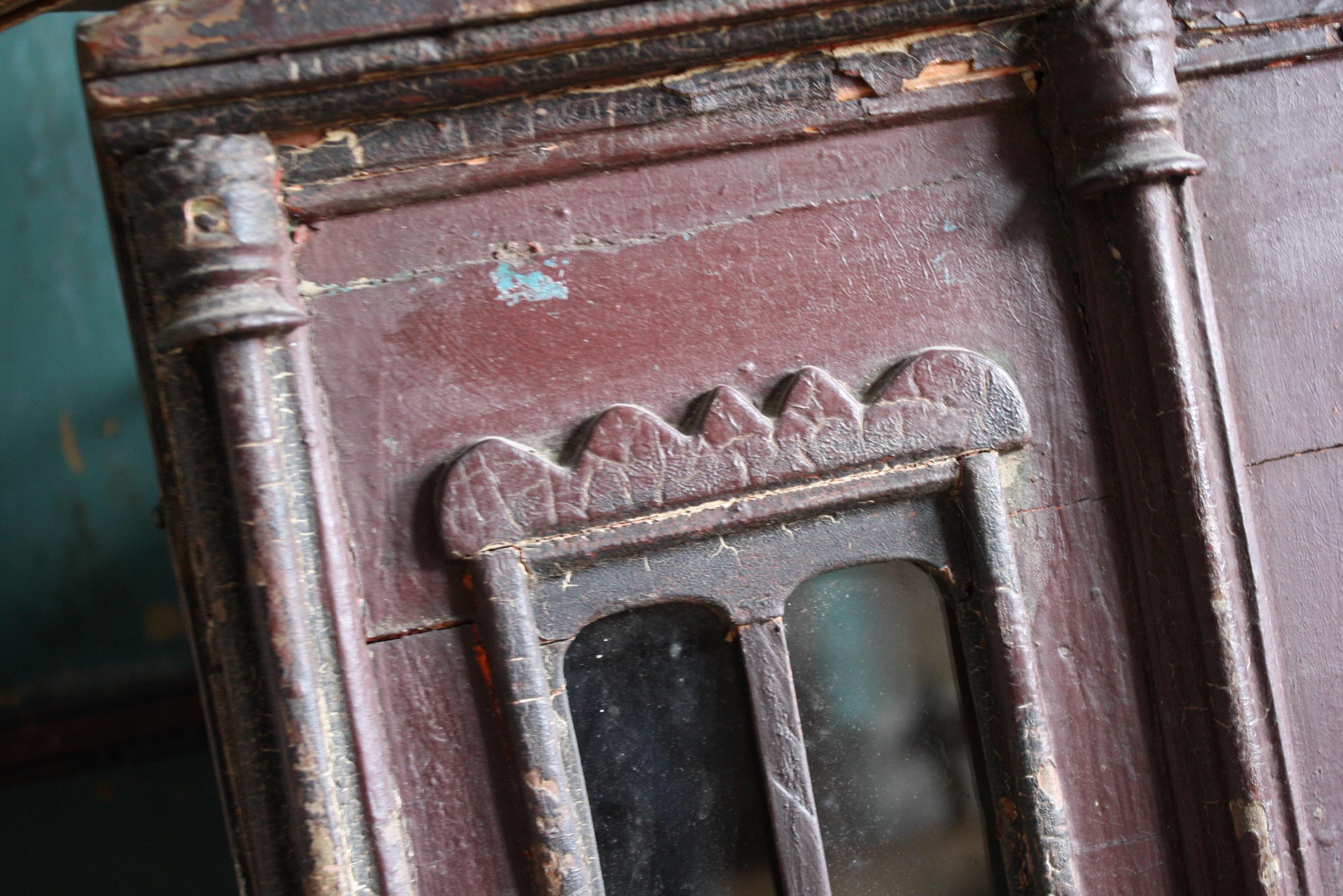 XIXe siècle A.C.I.C. Maison de poupées à double façade Teal & Auburn, 19ème siècle. en vente