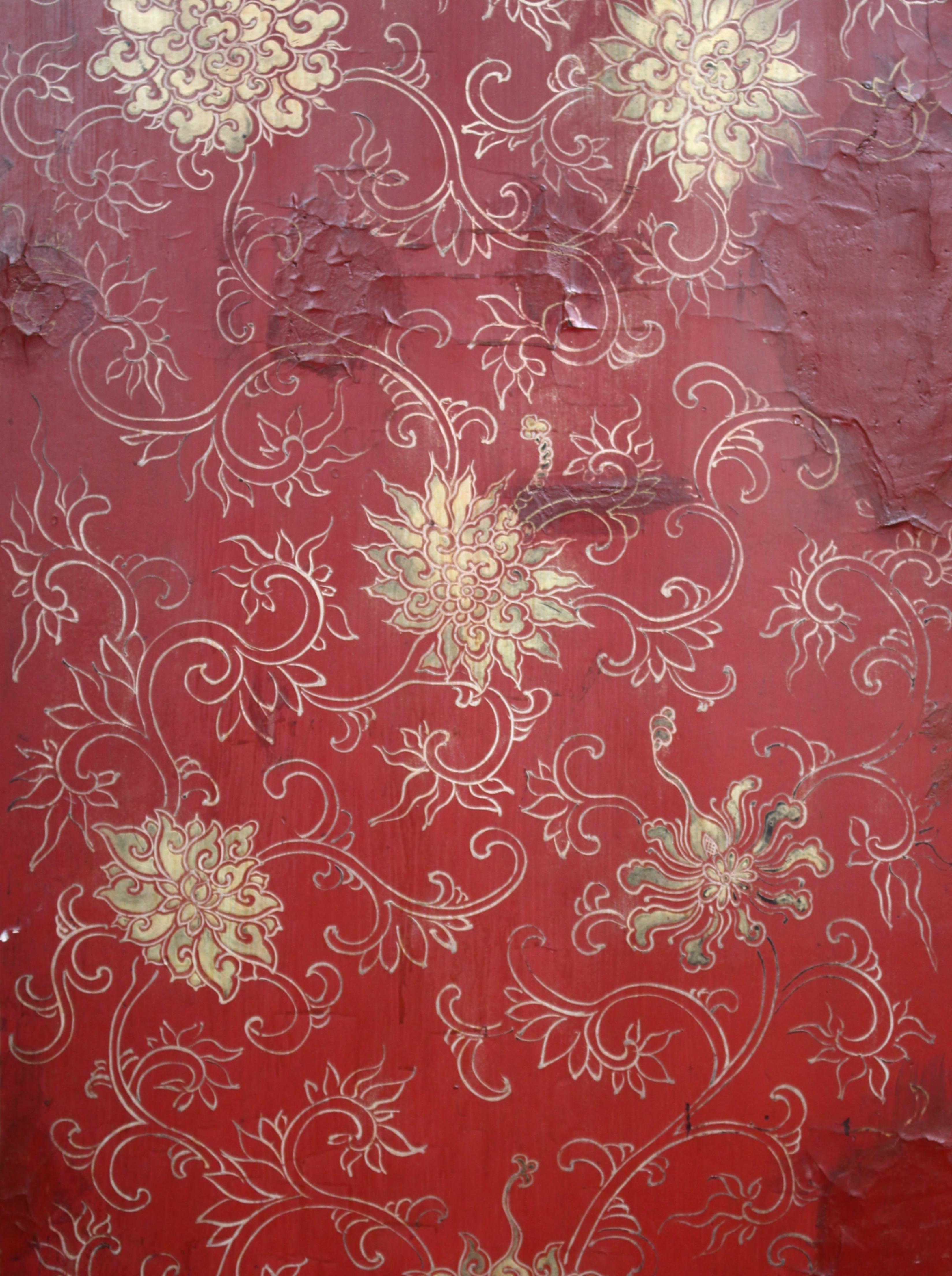A.I.C. C'est une armoire laquée de Chinoiserie rouge écarlate. en vente 12