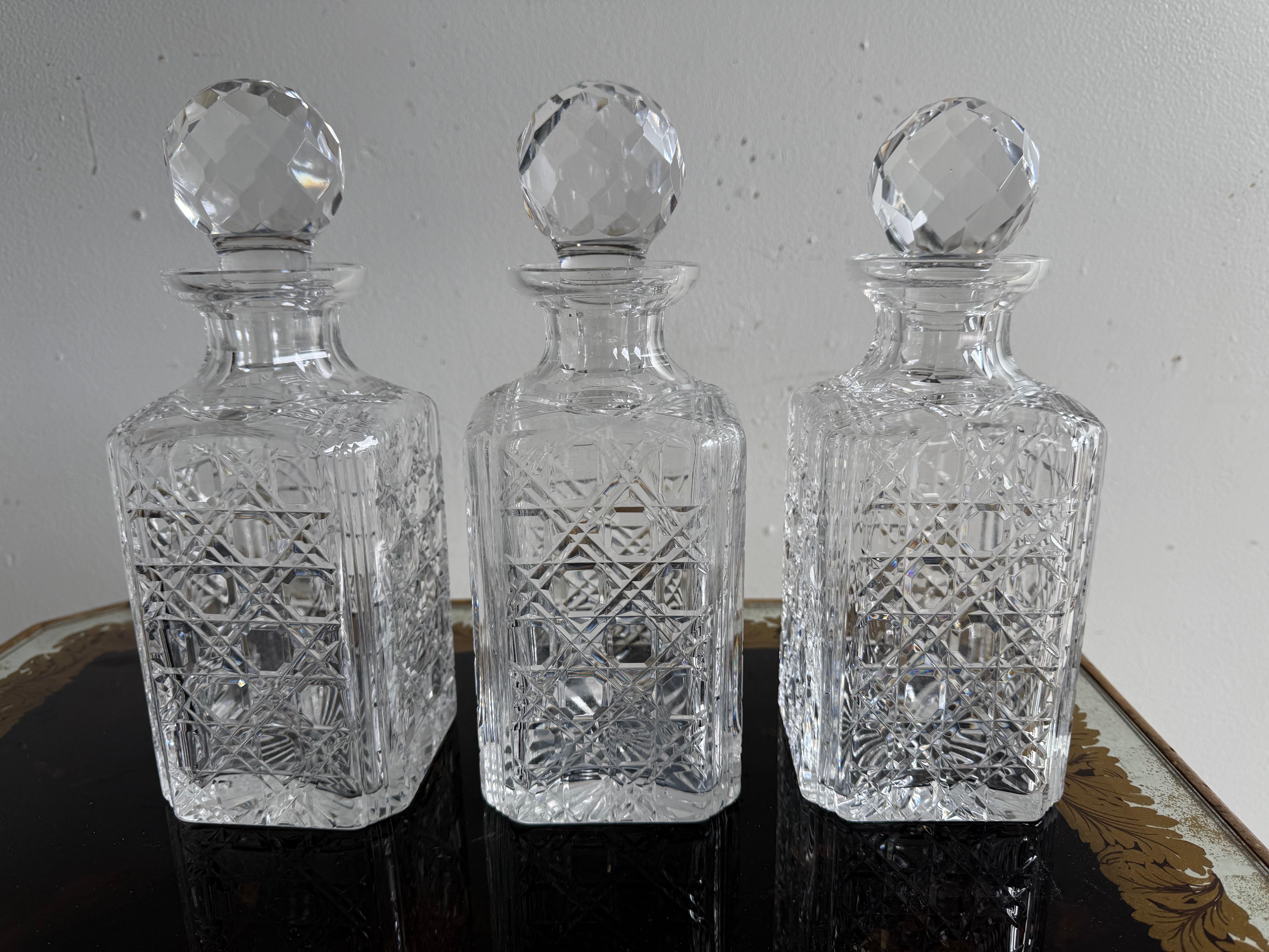 19th C. English Decanter Set For Sale 8