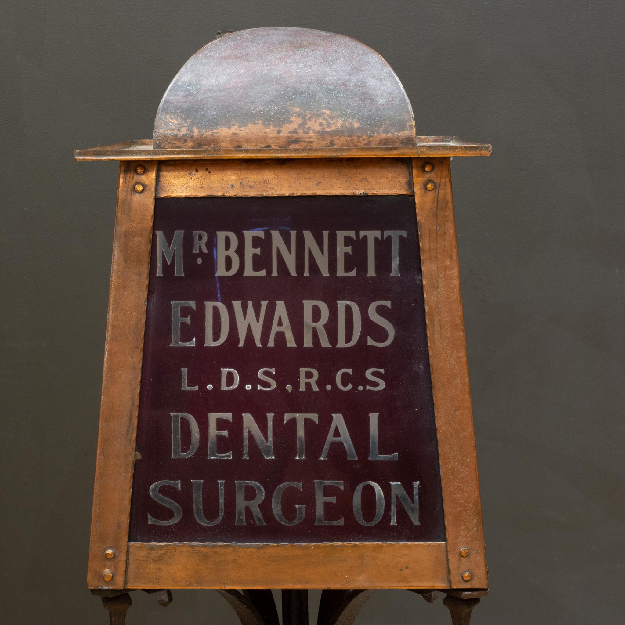 Steampunk 19th Century English Dental Surgeon Floor Lamp, circa 1880 For Sale