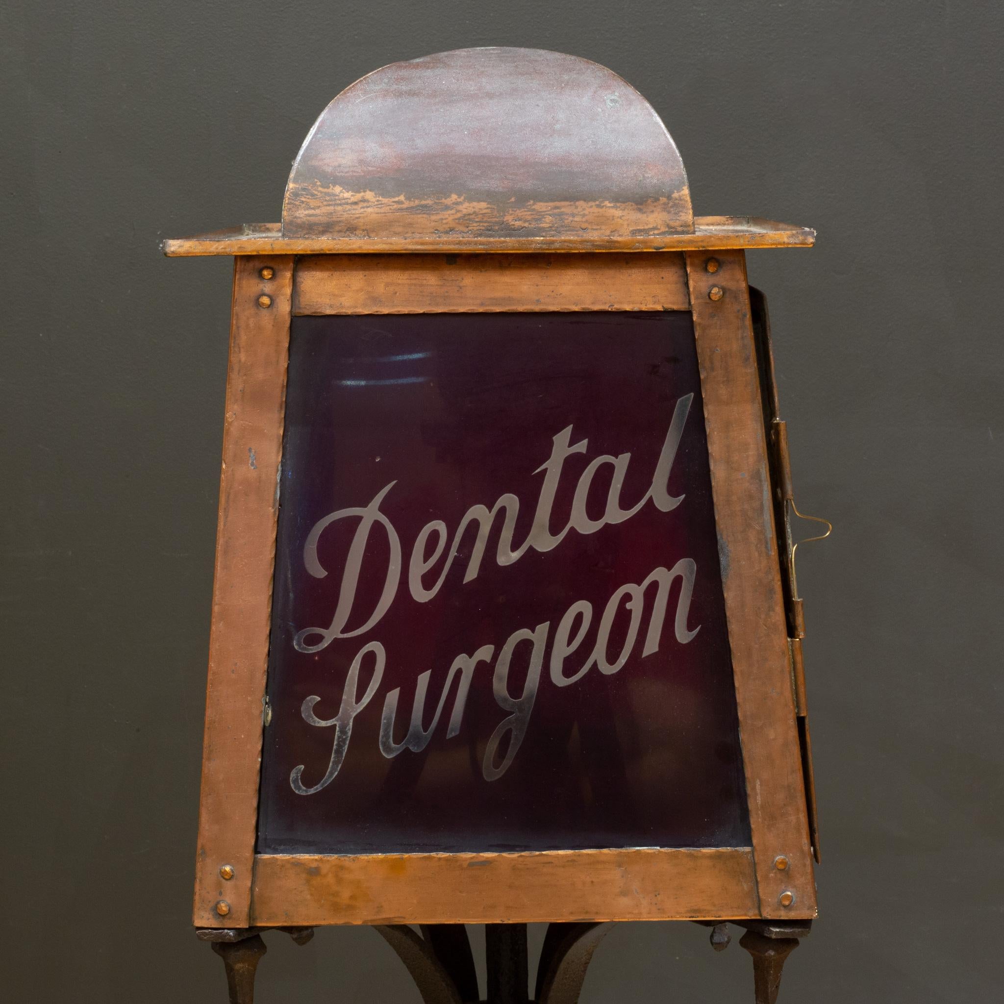 19th Century English Dental Surgeon Floor Lamp, circa 1880 In Good Condition For Sale In San Francisco, CA