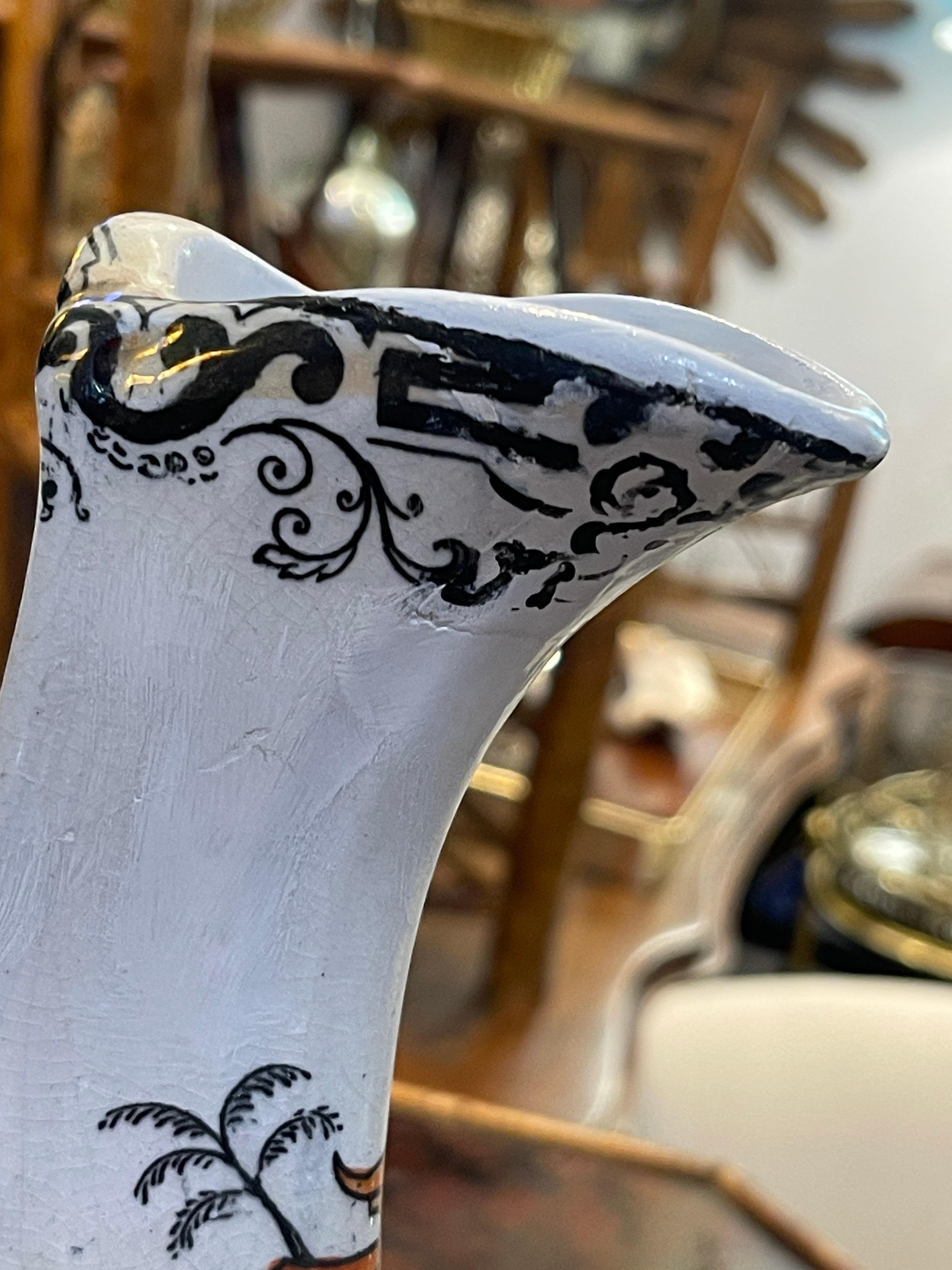 19Th. C. Teiera inglese in pietra ferrosa e coperchio in peltro in vendita 4