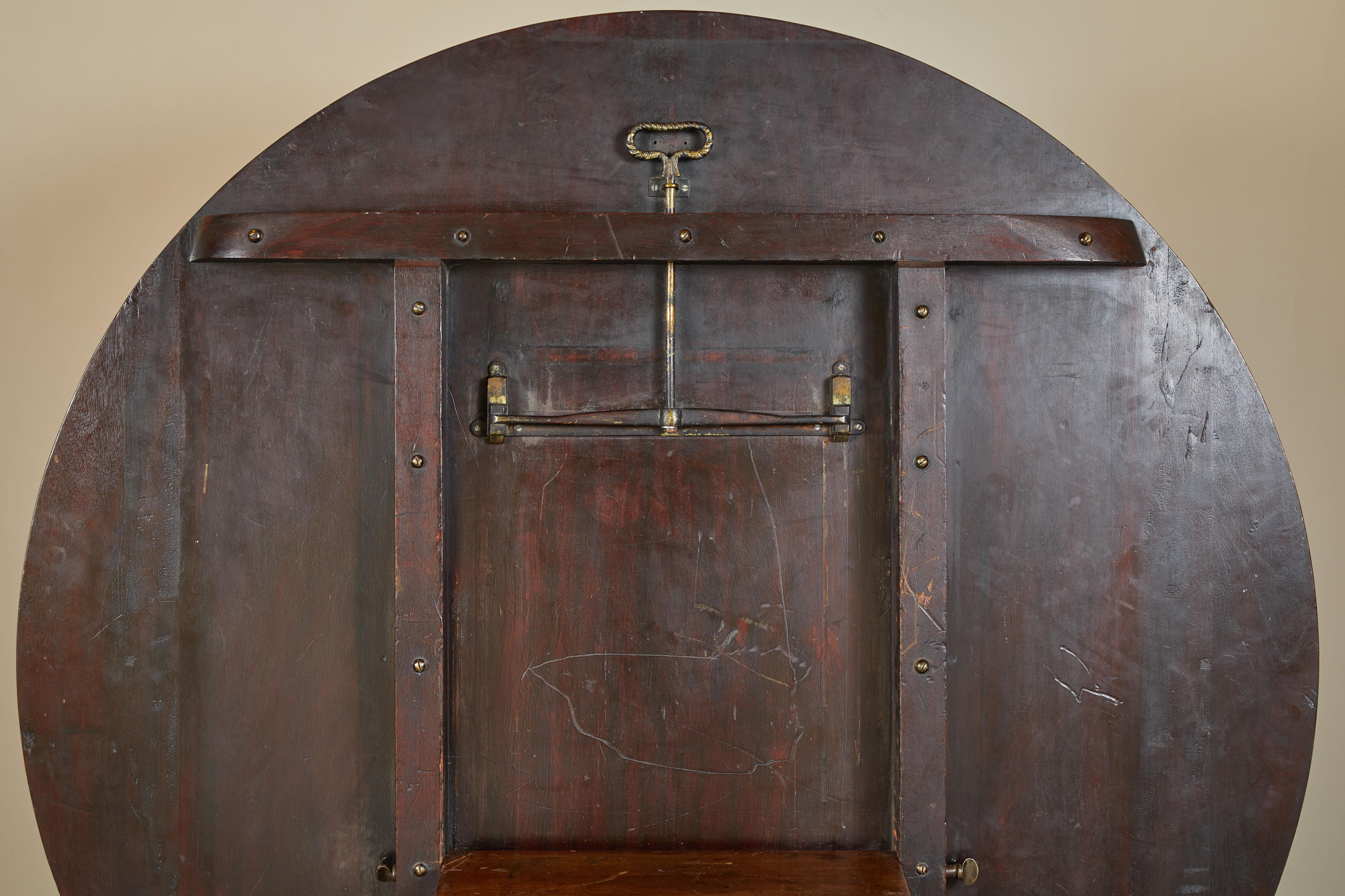 19th Century English Mahogany Georgian Pedestal Table For Sale 6