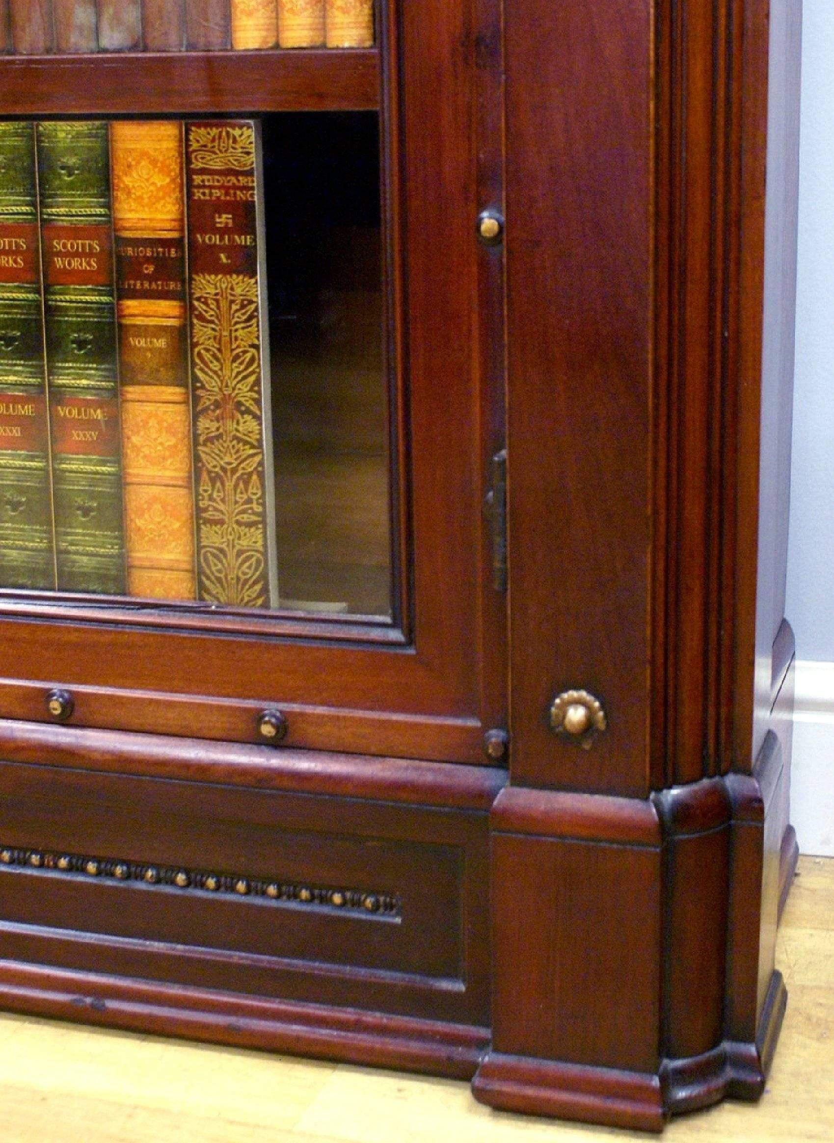 glass front bookcase