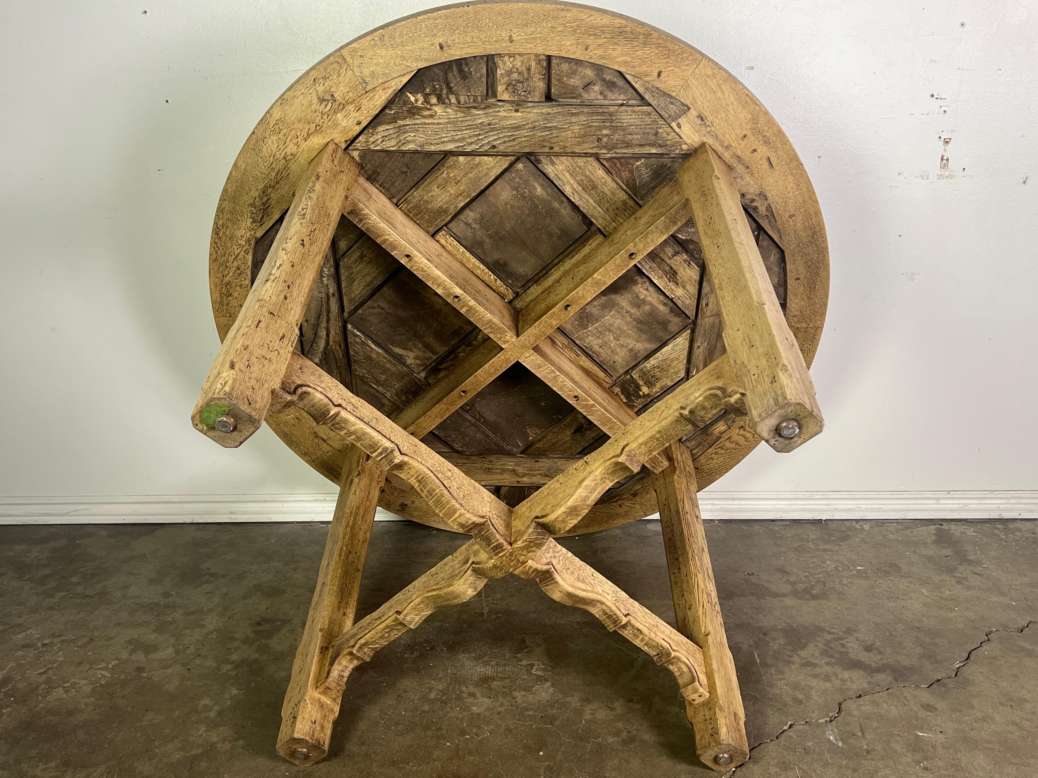 19th C. English Marquetry Top Table For Sale 7