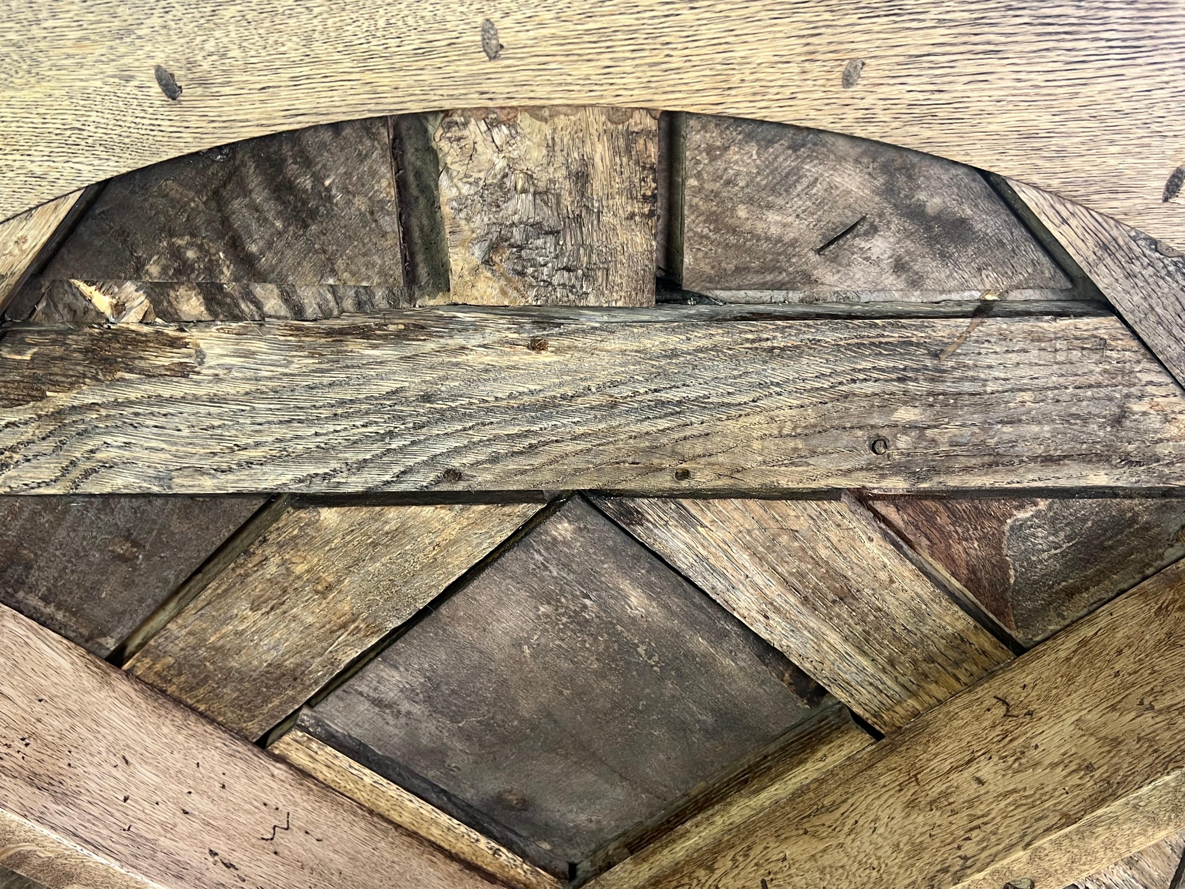 19th C. English Marquetry Top Table For Sale 8