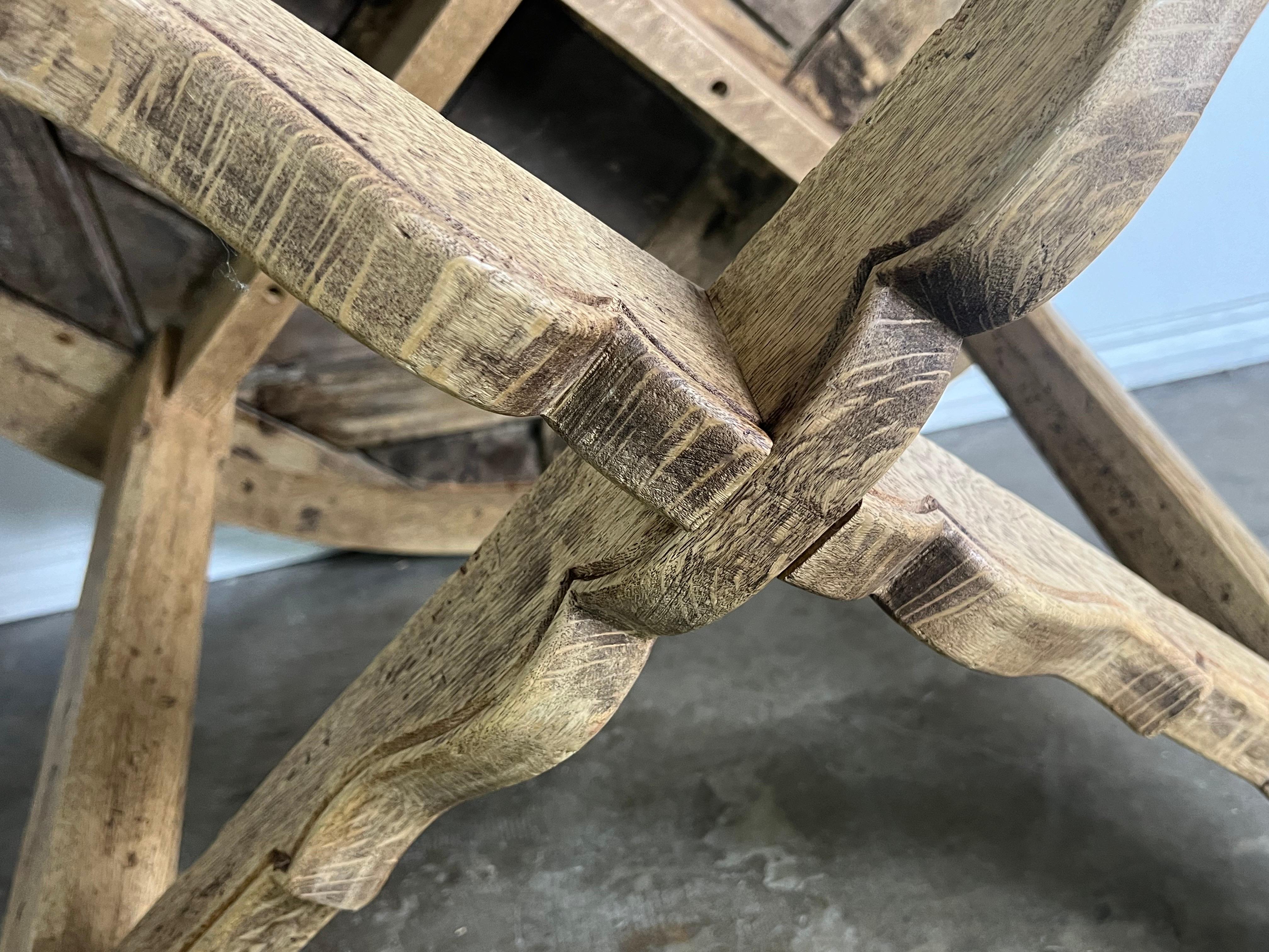 19th C. English Marquetry Top Table For Sale 9