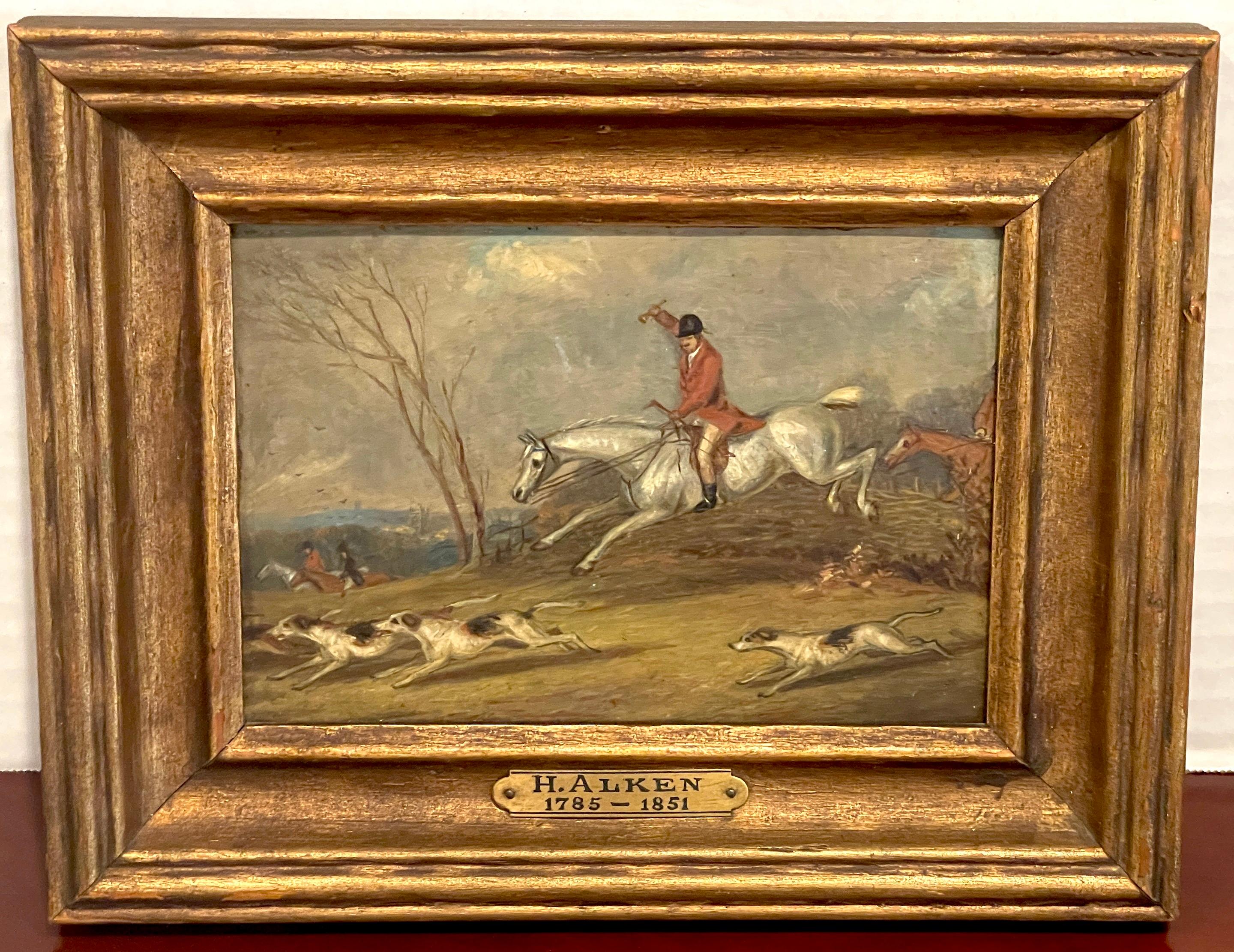 ART Antique vintage decor Francis Grant Hunting Dogs Fox Hounds Horses 