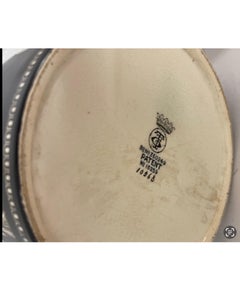 19th-C. English Neo-Classical Style Staffordhire Pottery Biscuit Jar