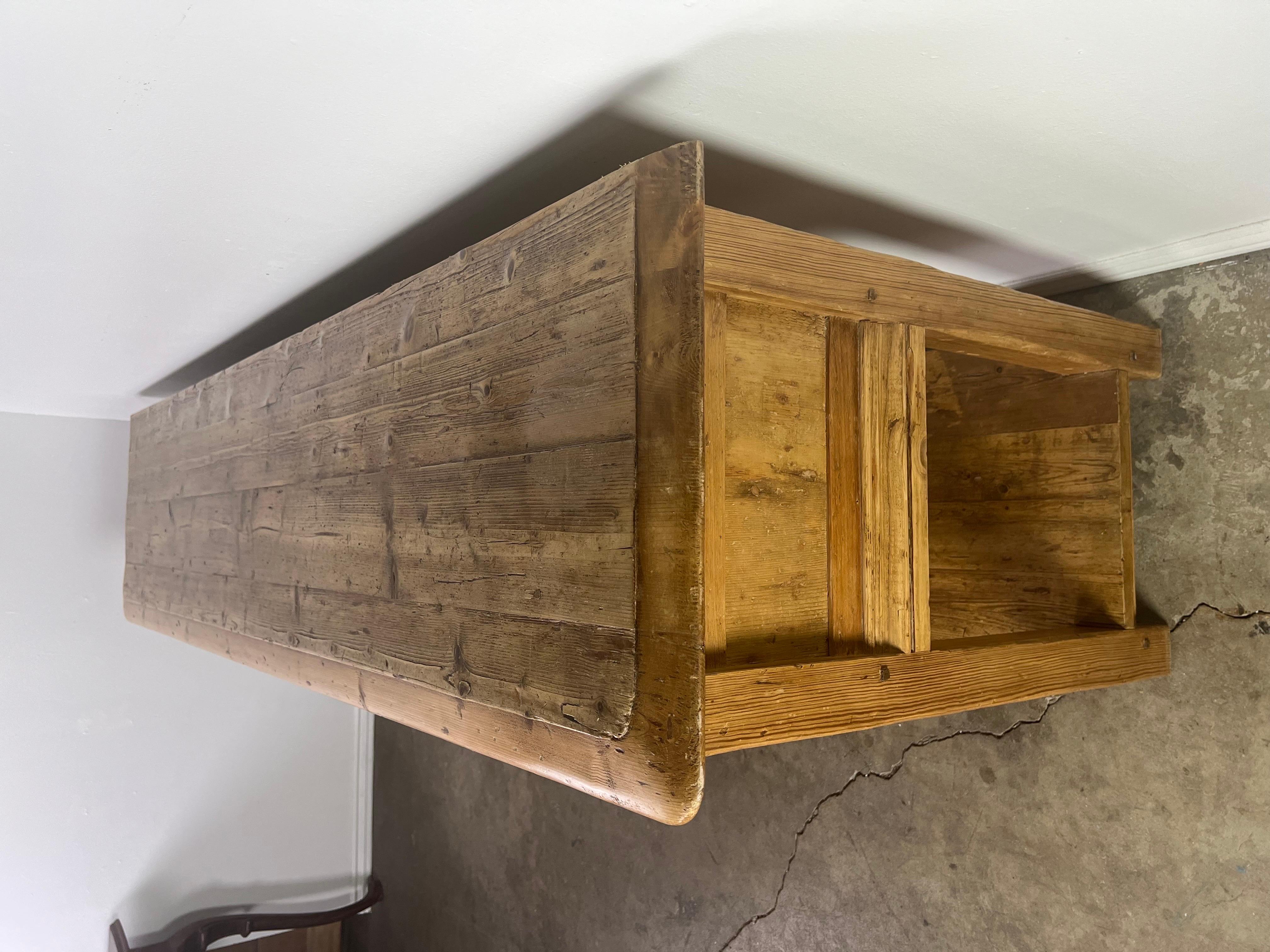 19th Century English Pine Sideboard 10