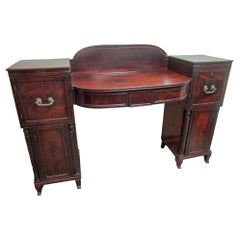 19th C English Regency Mahogany Sideboard