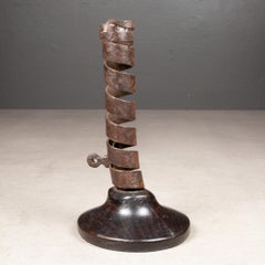 19th c. English Spiral Candlestick c.1870