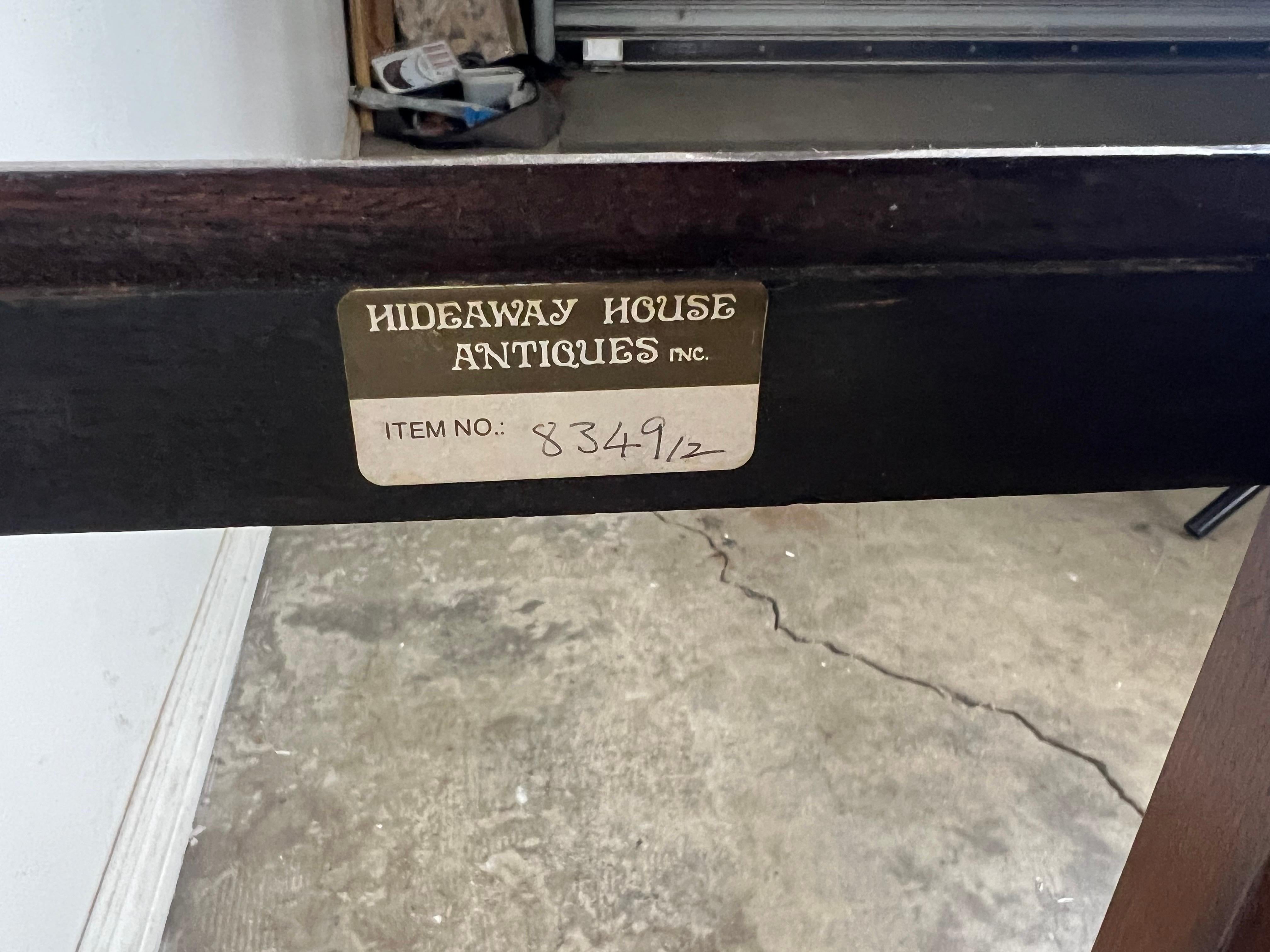 19th C. English Suitcase Side Table For Sale 11