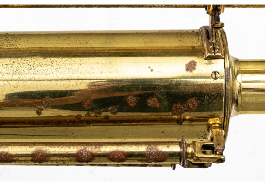 Telescopio inglese del XIX secolo su cavalletto a treppiede di Negretti & Zambra da restaurare in vendita 9