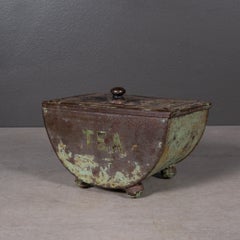 19e s. Corbeille à thé en toleware anglais C.I.C., milieu des années 1800