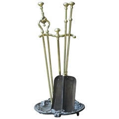 19th C. English Victorian Fireplace Companion Set