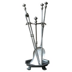 19th C. English Victorian Fireside Companion Set