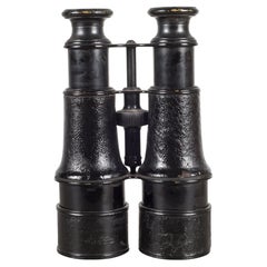 Used 19th c. Expandable Leather Wrapped Binoculars c.1880
