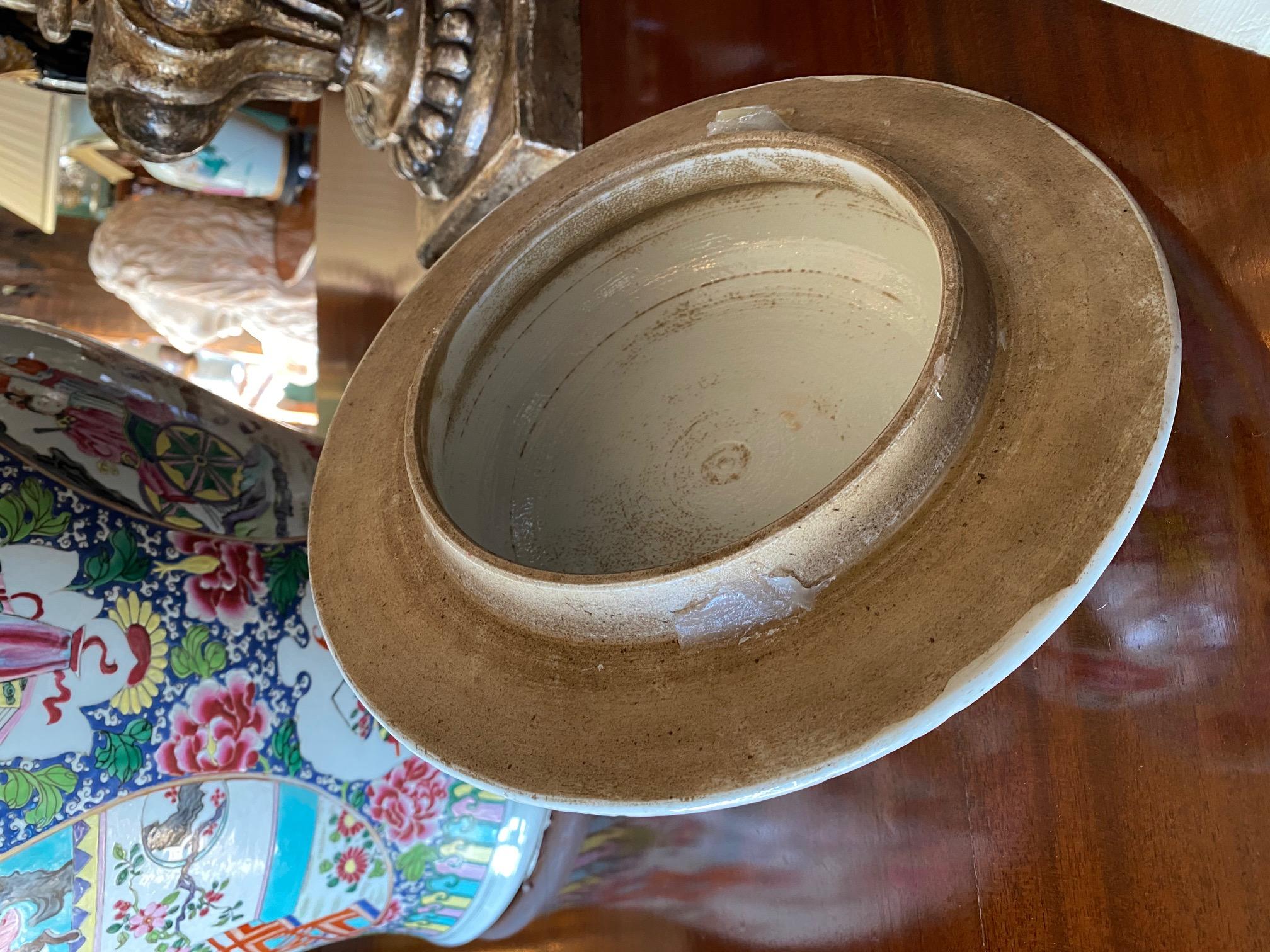 Famille Rose Chinoiserie Lidded Jar vase Antique dealer Los Angeles CA 1
