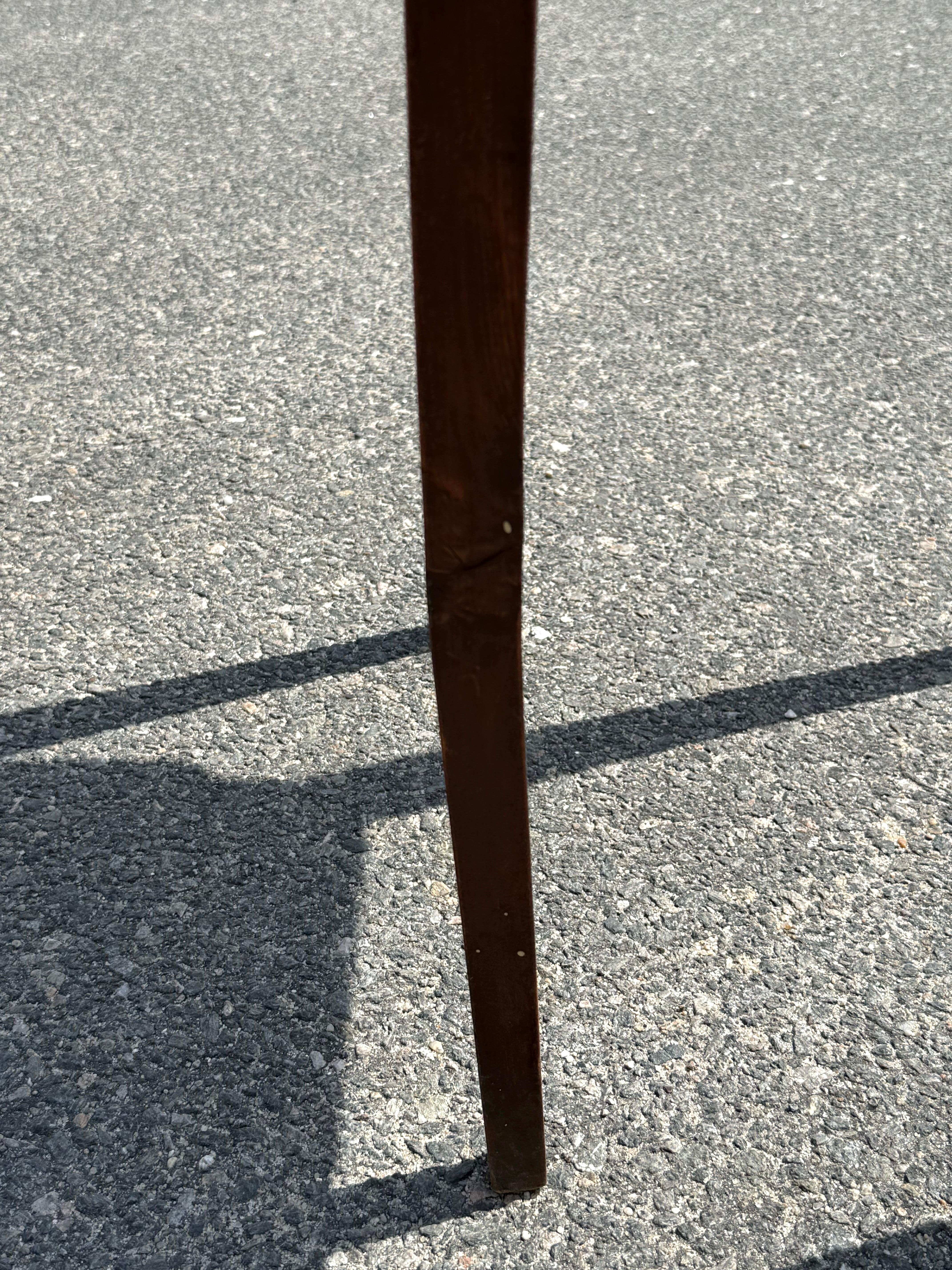 19th C. Flame Birch One Drawer Stand In Good Condition For Sale In Nantucket, MA