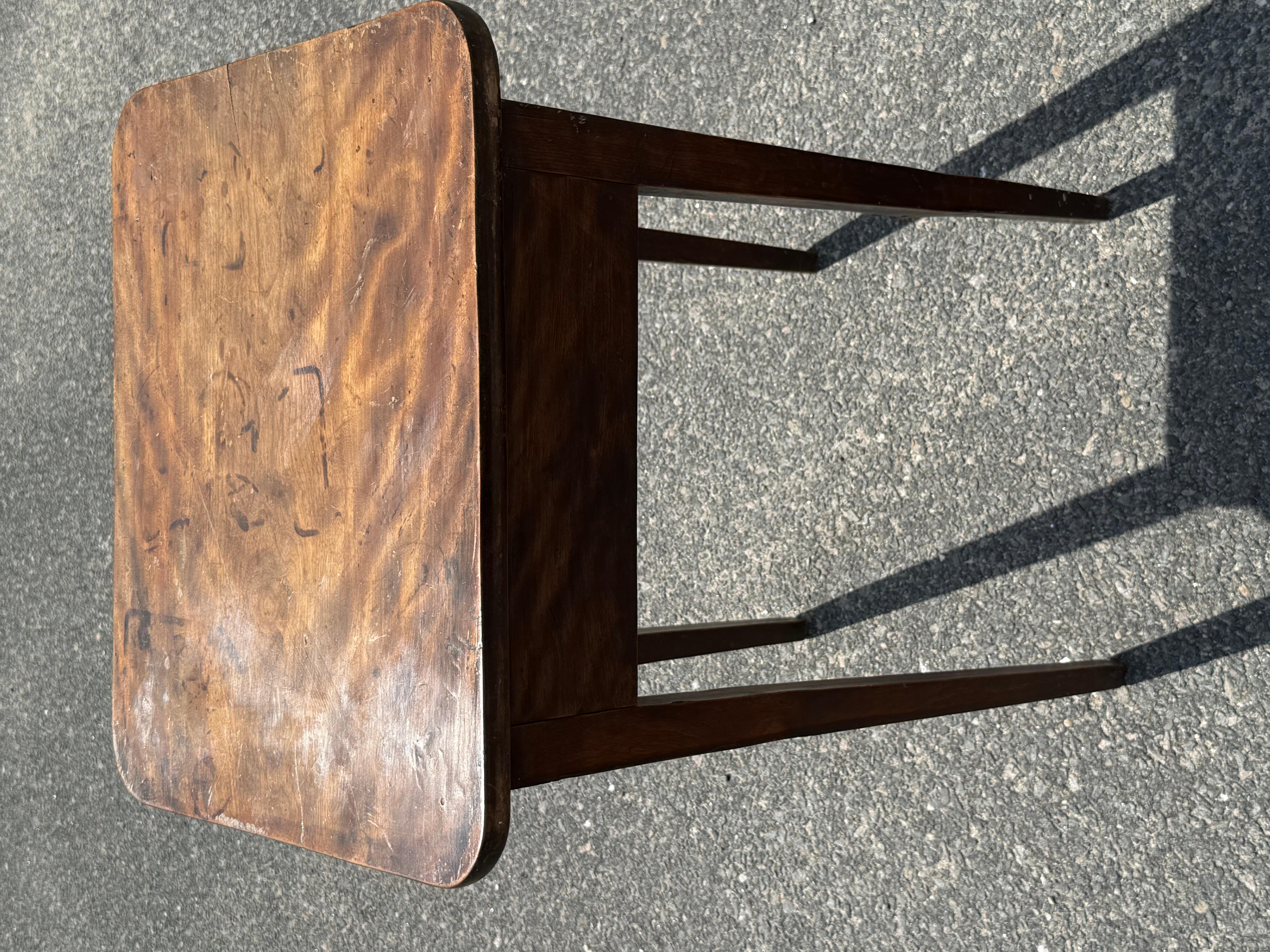 19th Century 19th C. Flame Birch One Drawer Stand For Sale