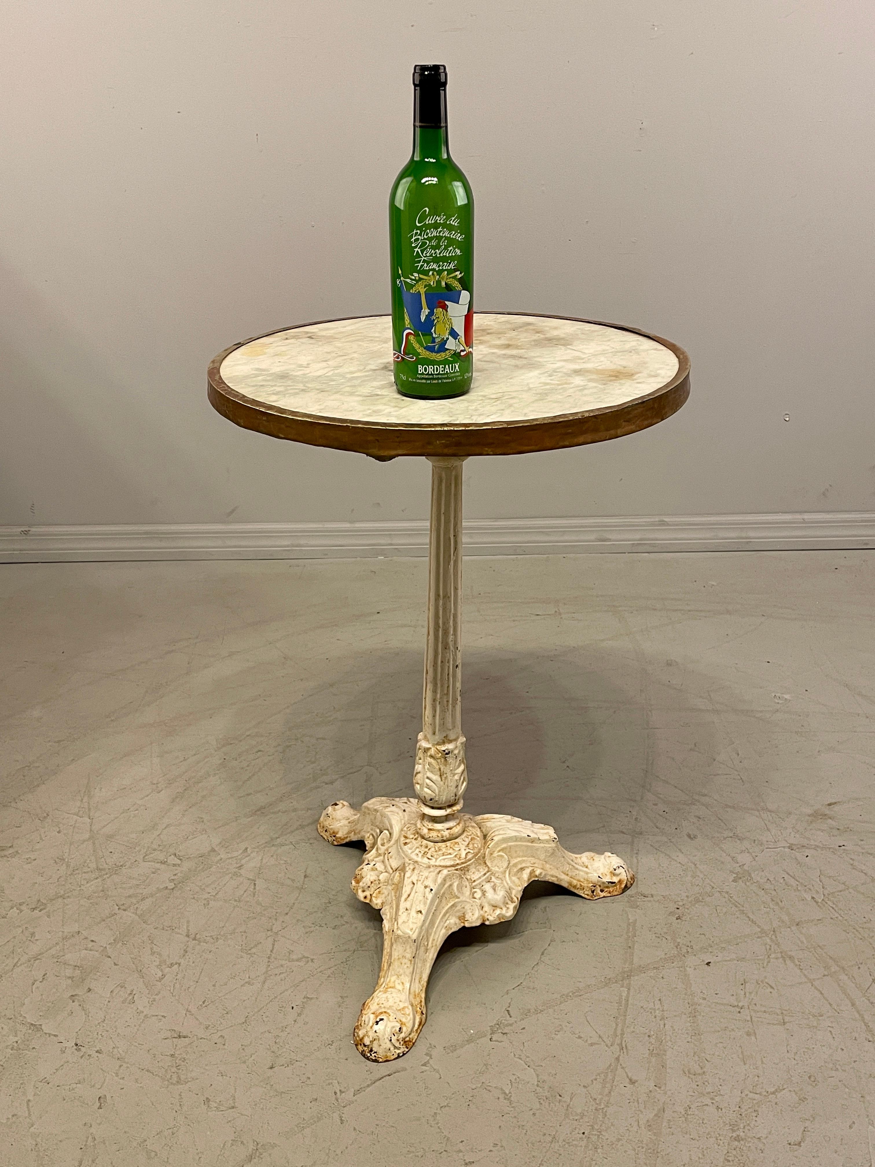 French Provincial 19th c. French Bistro Table For Sale