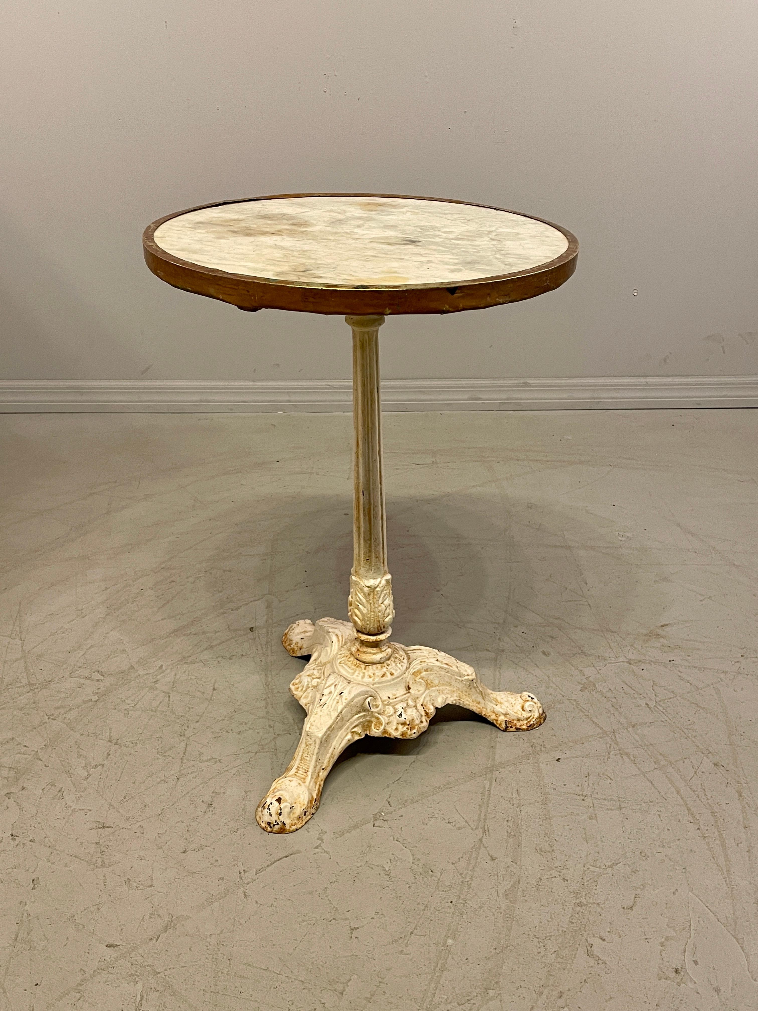 19th c. French Bistro Table In Good Condition For Sale In Winter Park, FL