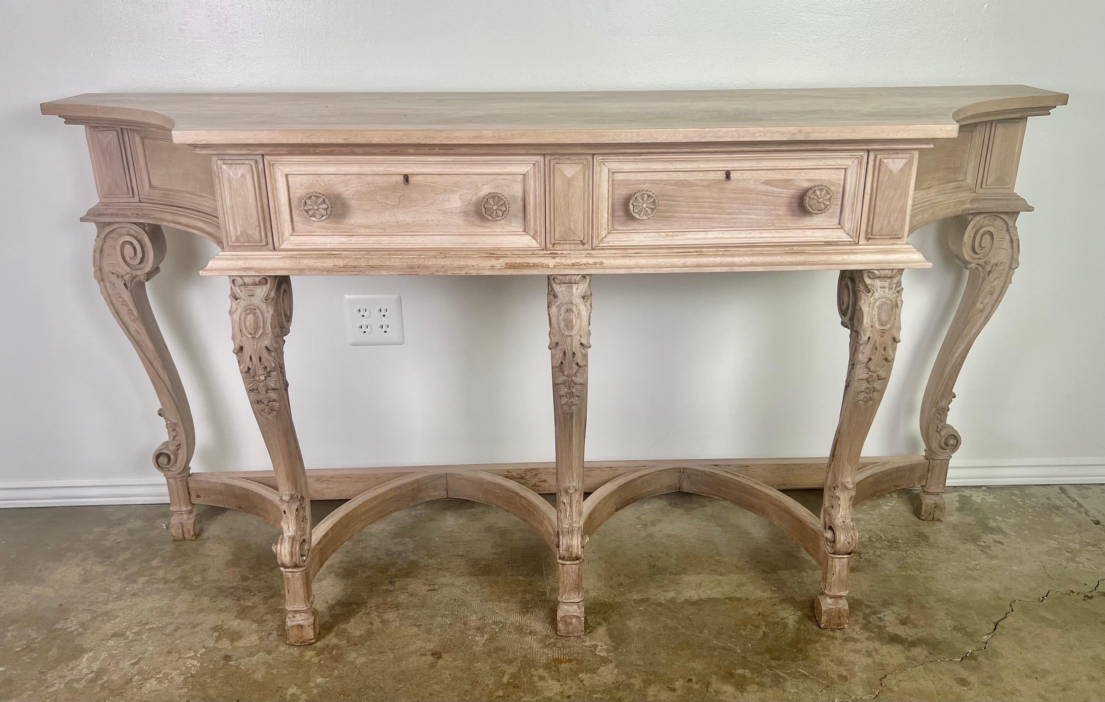 19th Century French Bleached Walnut Buffet 6