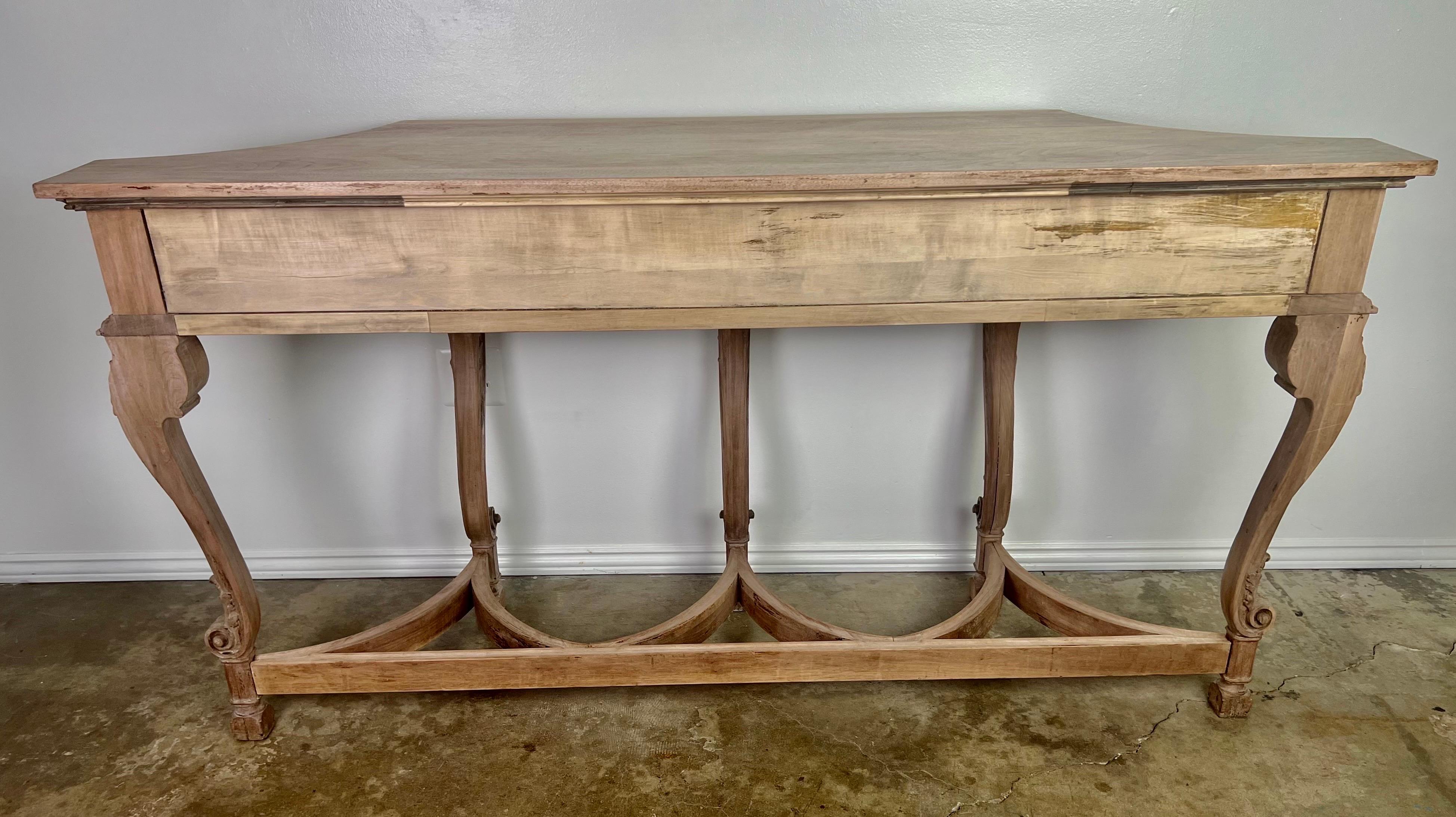 19th Century French Bleached Walnut Buffet 10