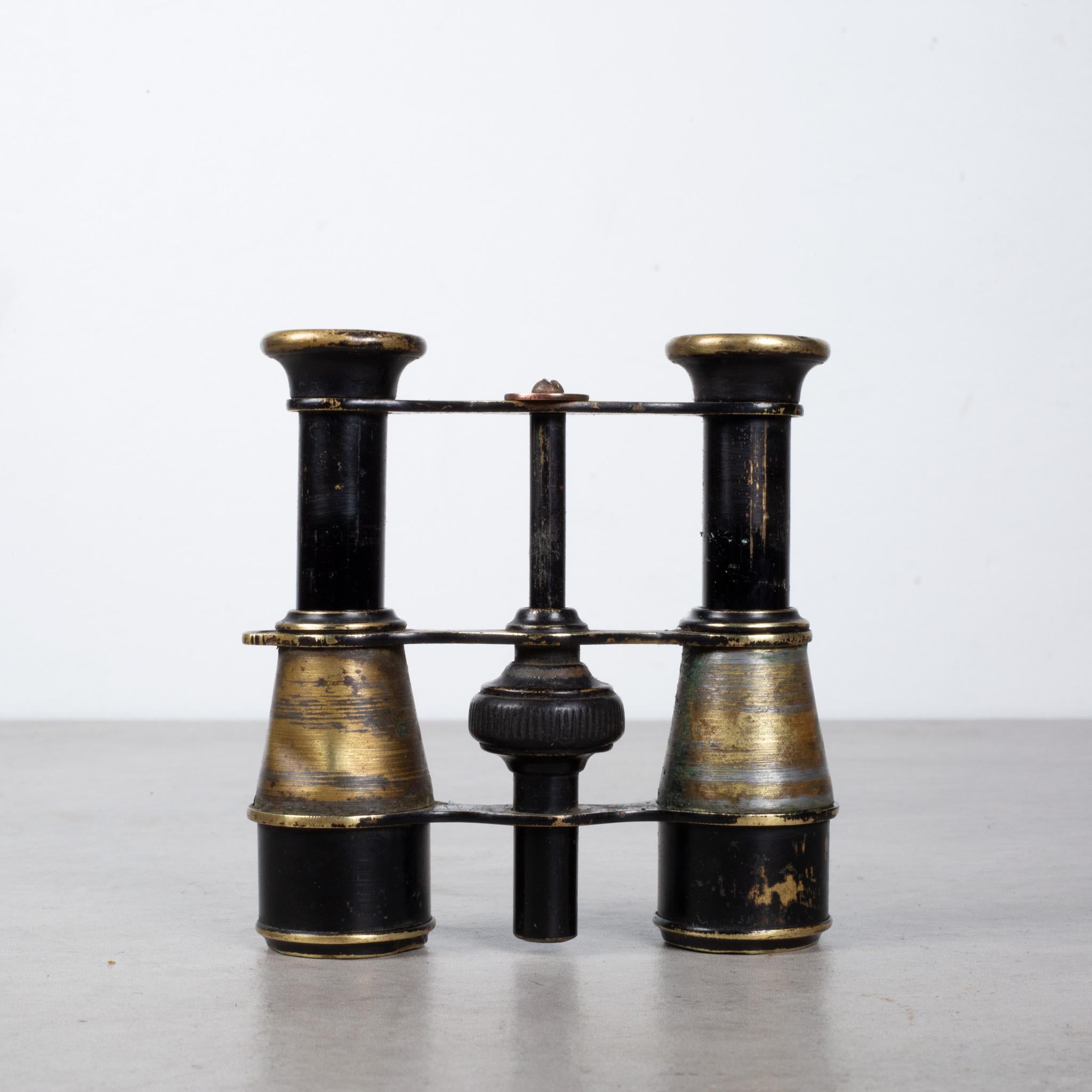 antique brass binoculars