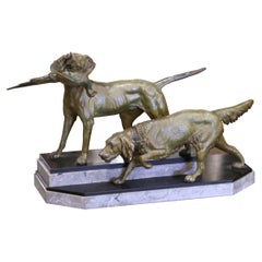 Esculturas metálicas de animales