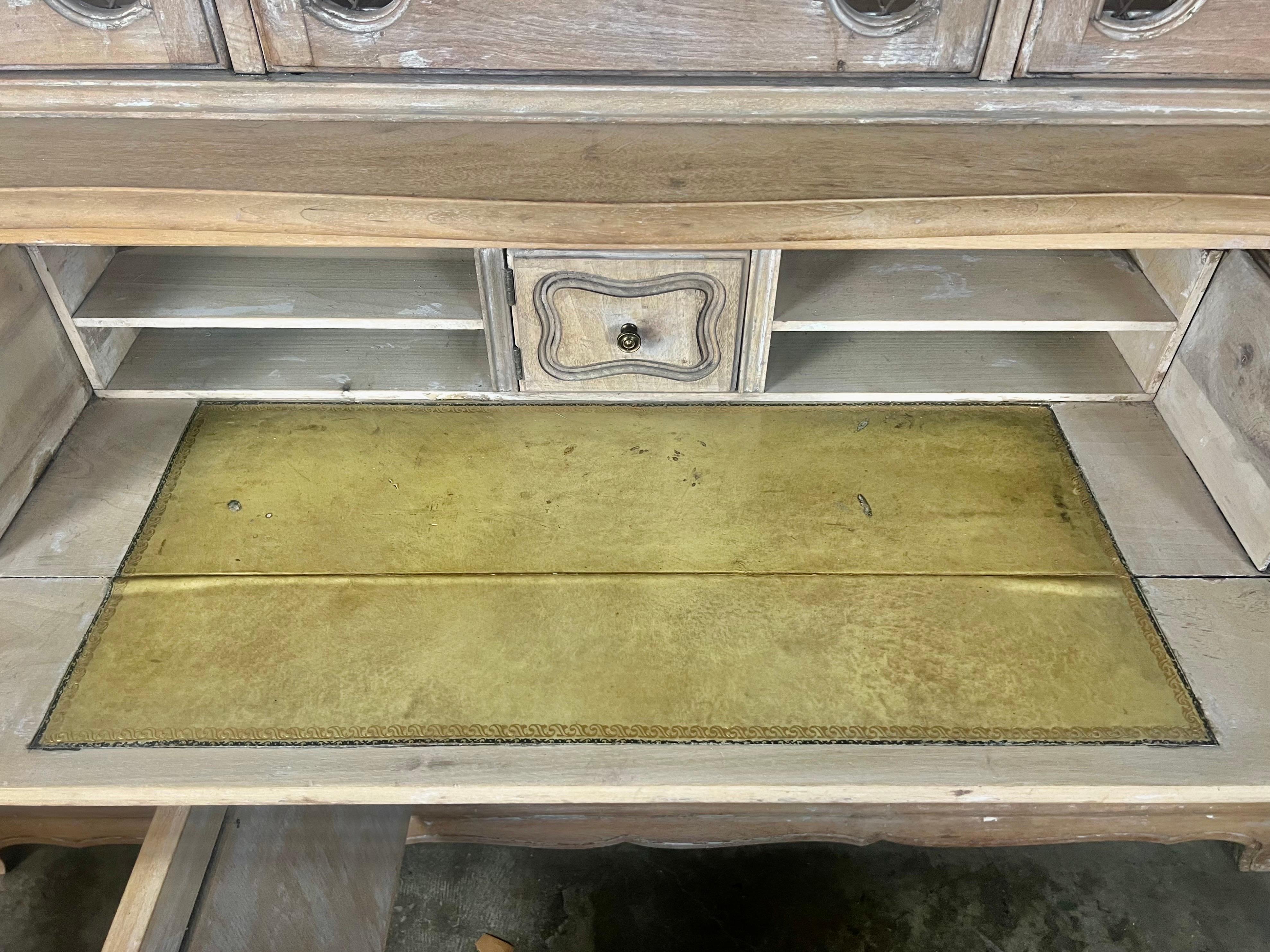 19th C. French Cabinet with Metal Detail on Doors For Sale 5
