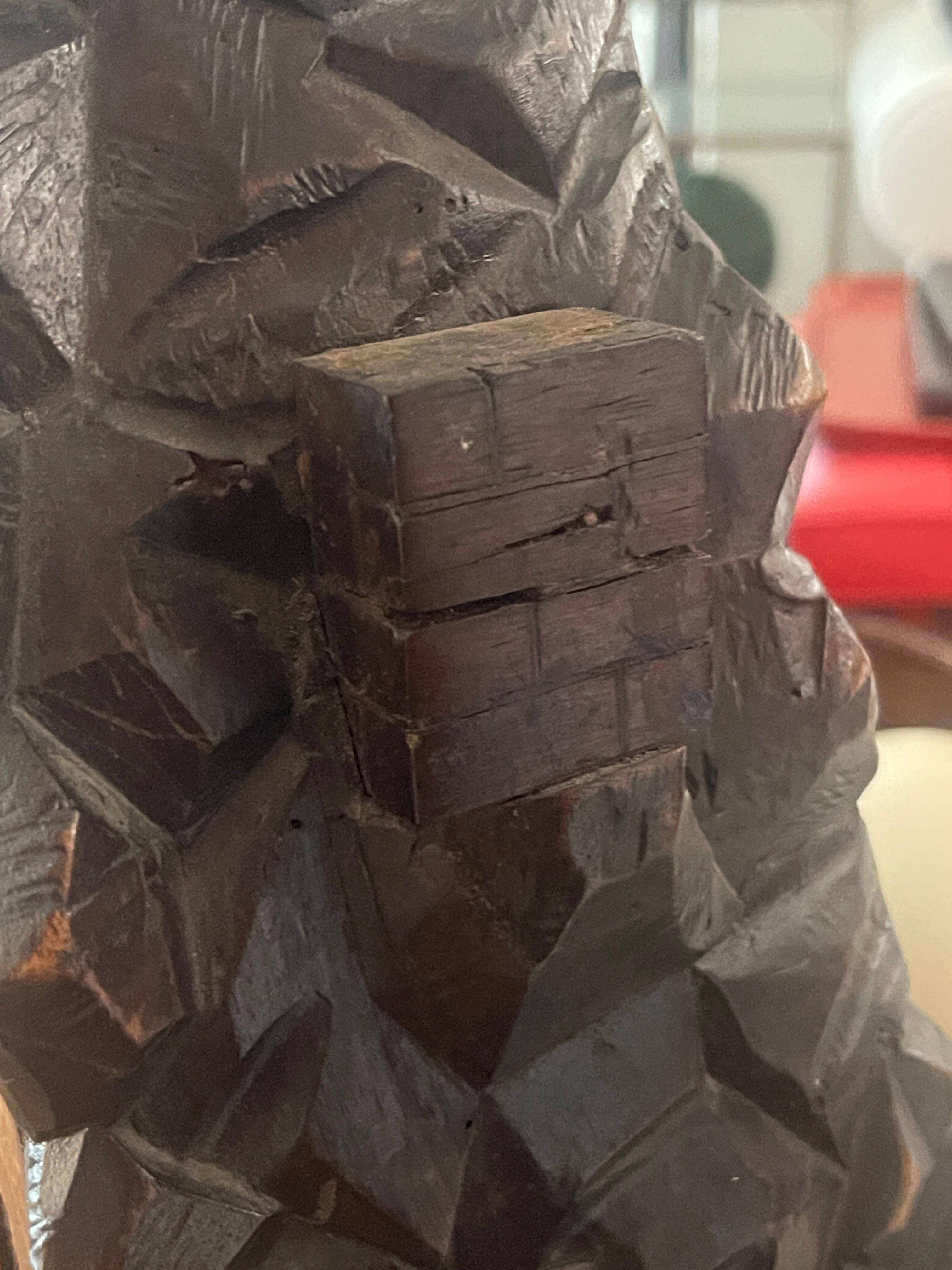 A.I.C. French Wood Black Forest Pipes  Support en vente 3