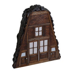 19Th C. French Hand Carved Wood Black Forest Pipe Holder