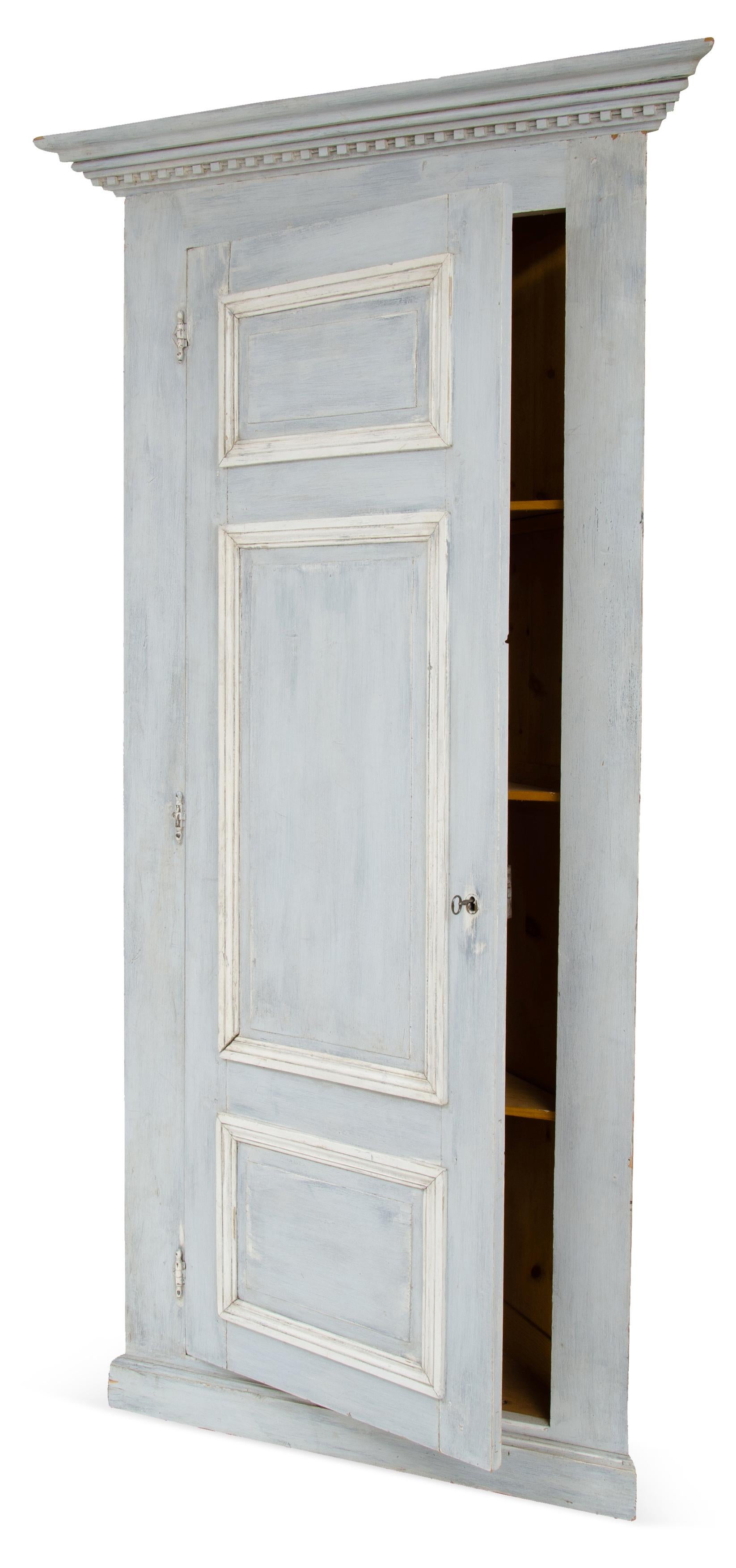 French Provincial 19th-C. French Corner Cabinet For Sale