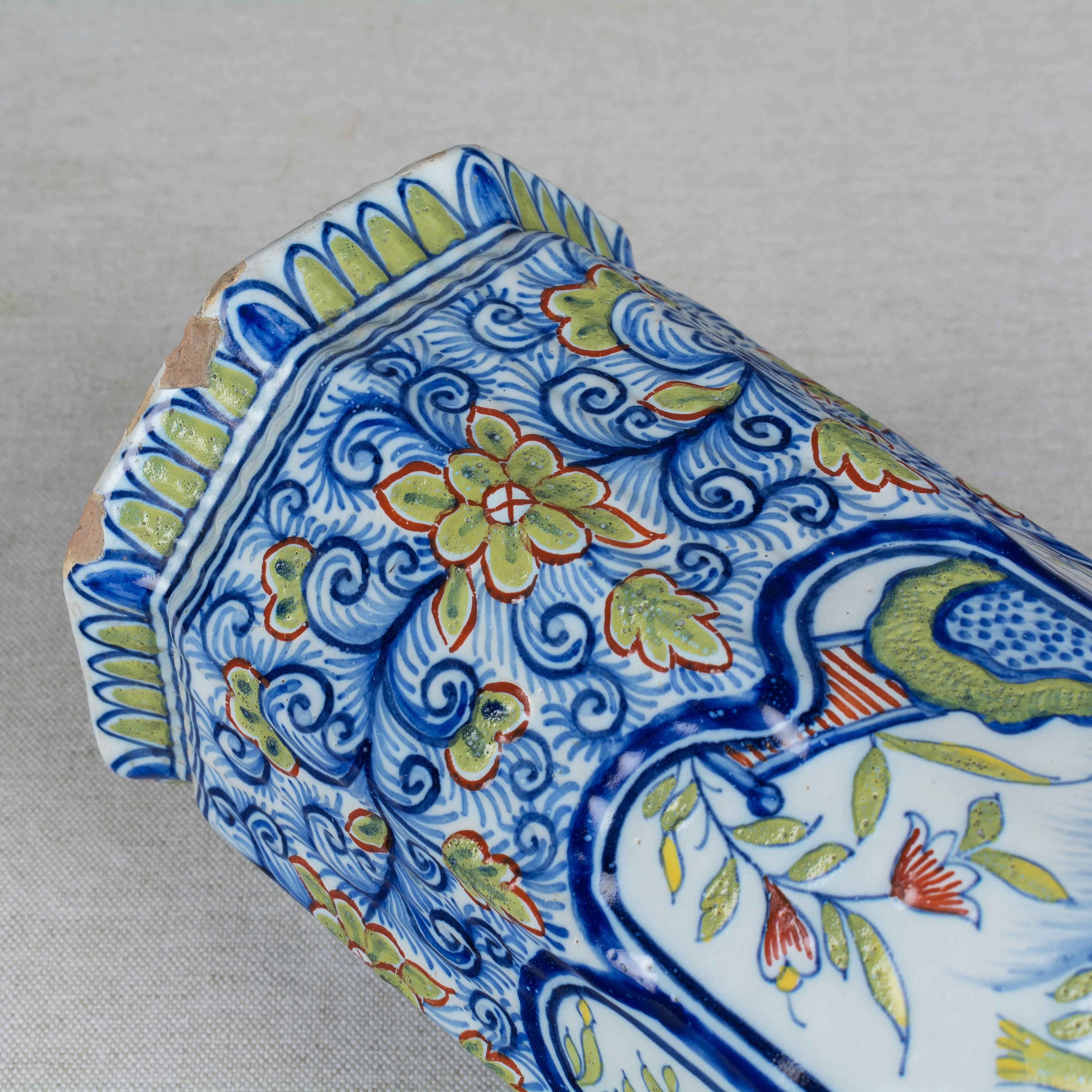 19th Century French Desvres Faience Vase 6