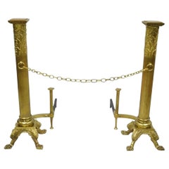 Metal Andirons