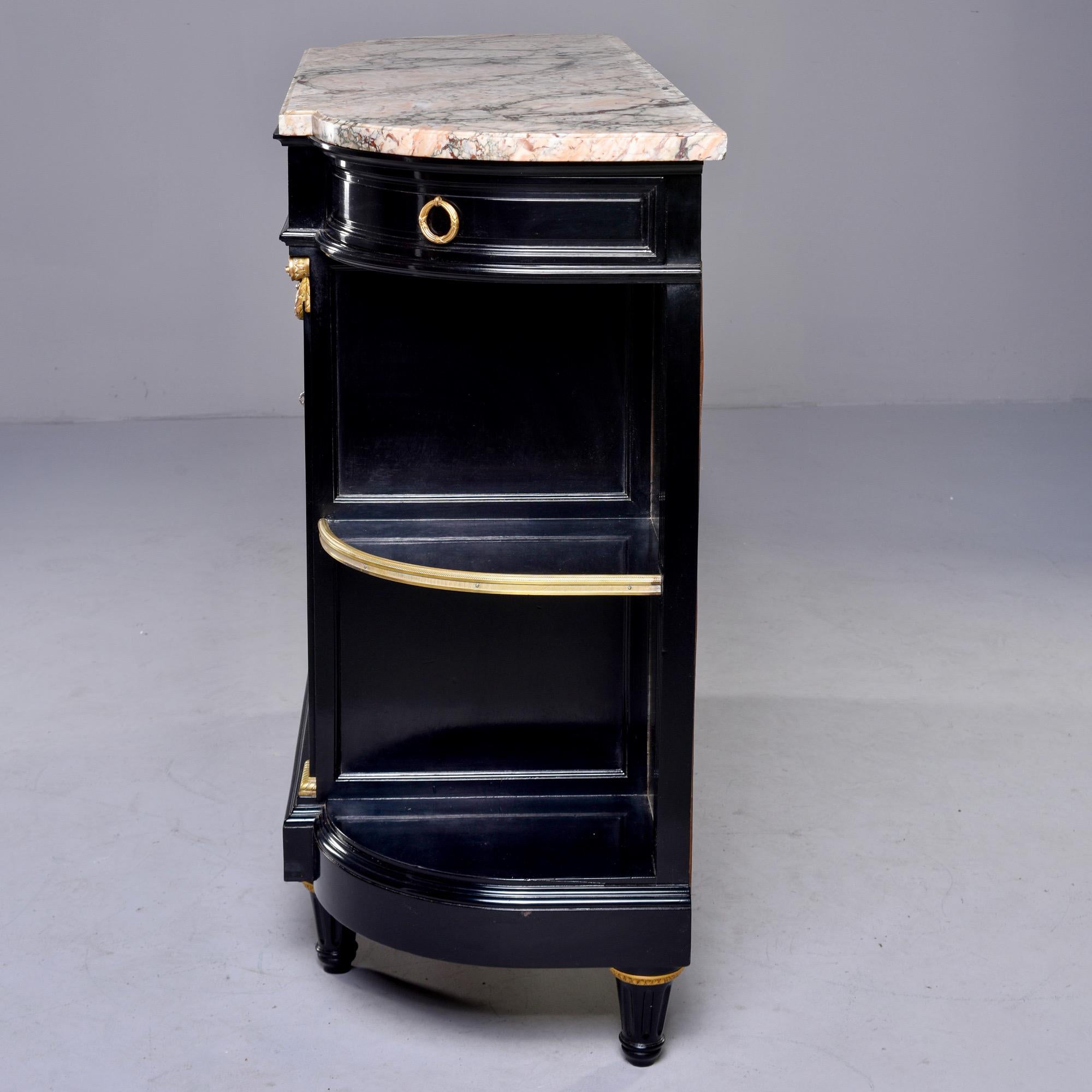 19th C French Empire Style Commode with Marble Top and Brass Fittings 6