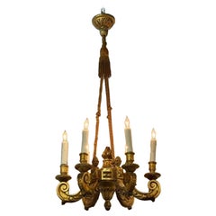 19th c. French Giltwood Chandelier