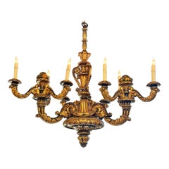 19th c. French Giltwood Chandelier