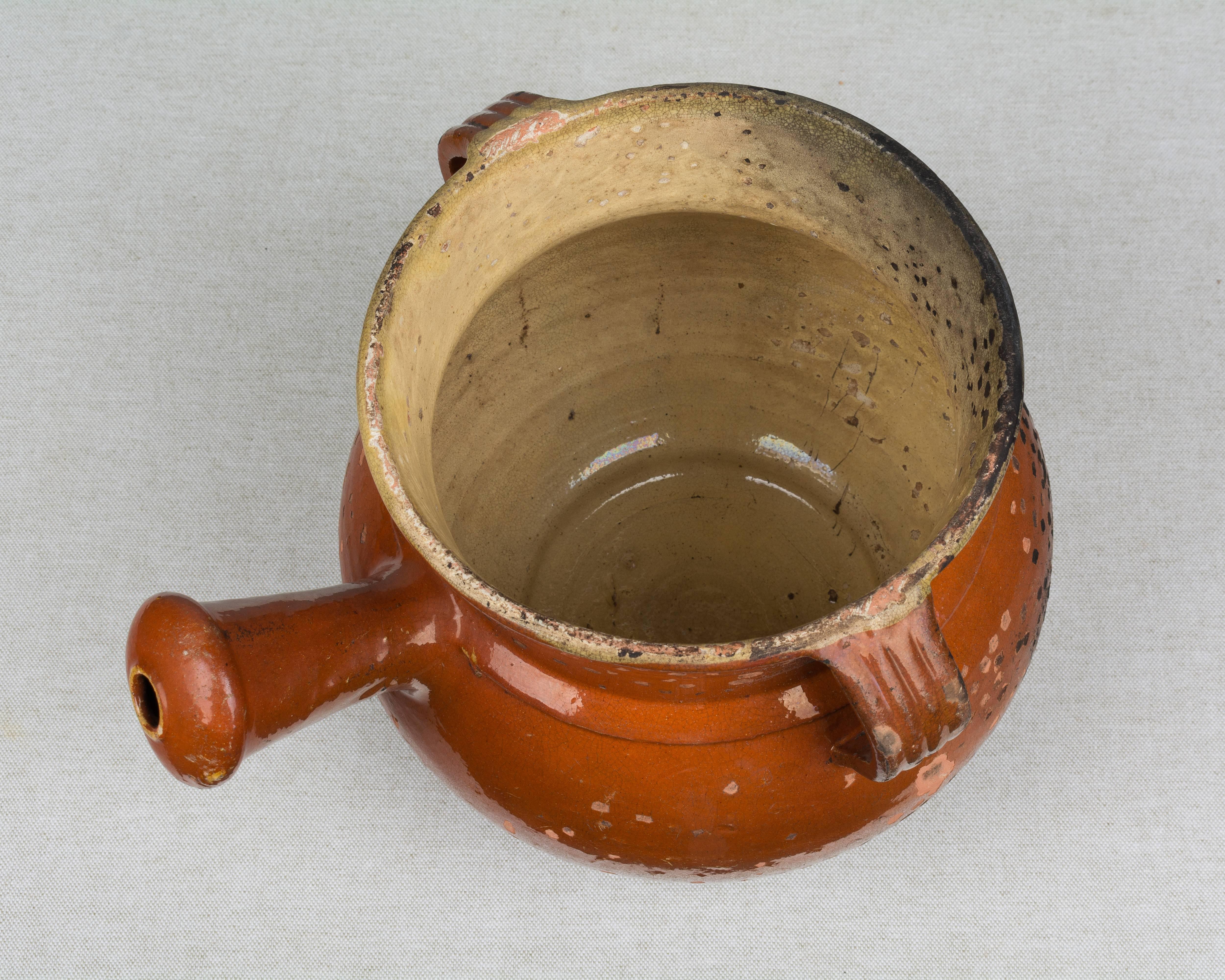 terracotta pot with handle