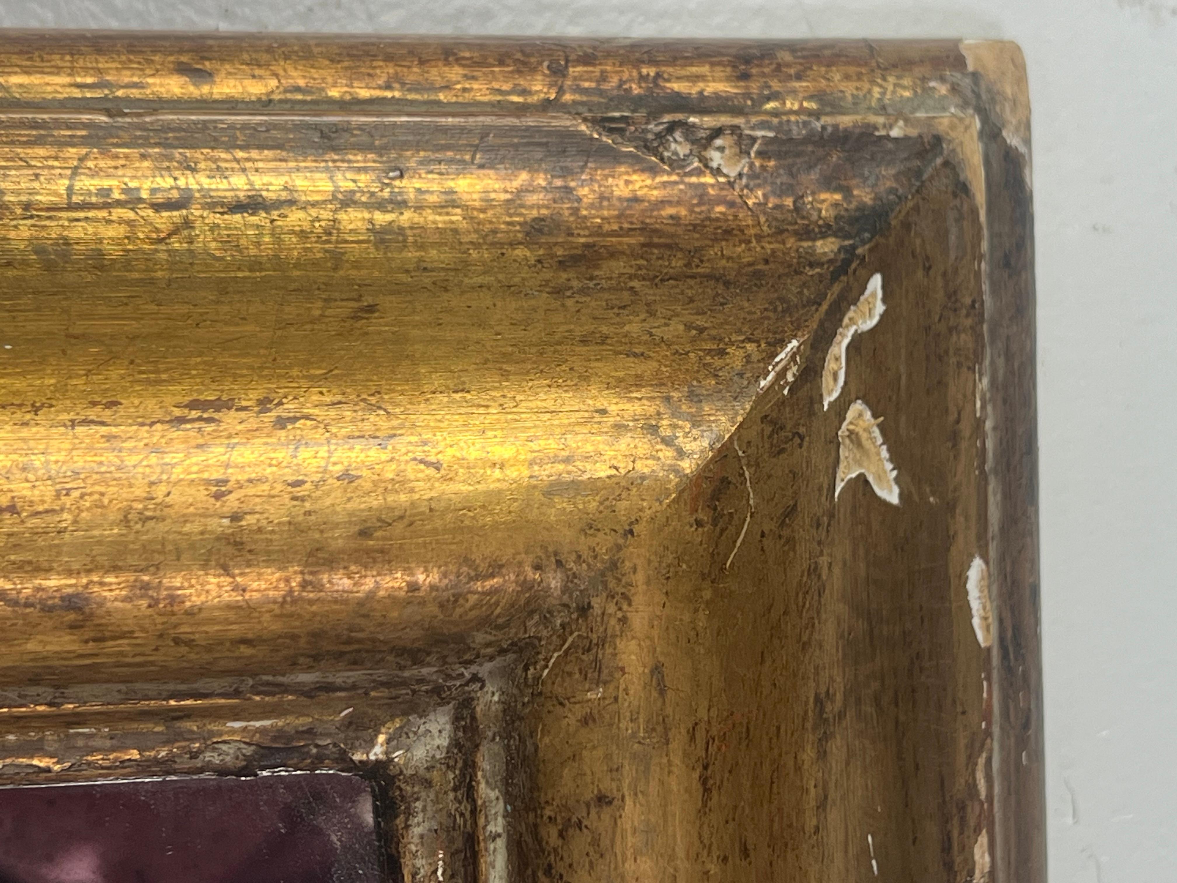 19th C. French Gold Leaf Mirror 1