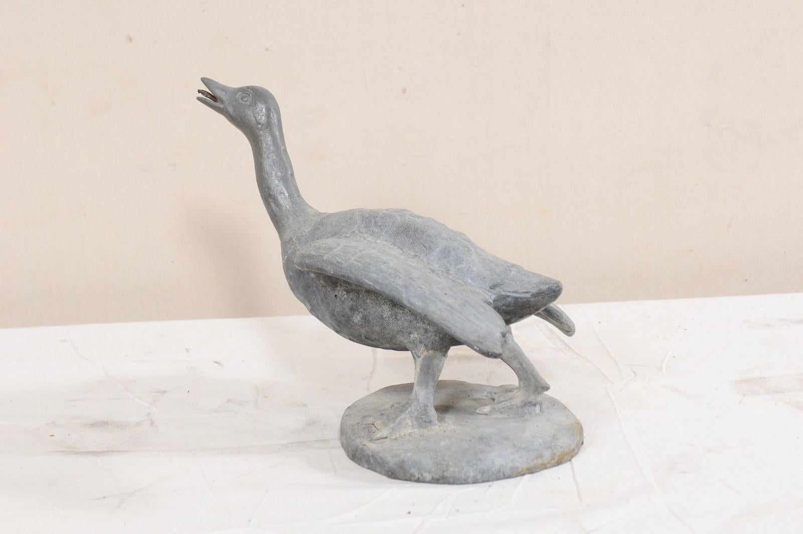 garden goose statue