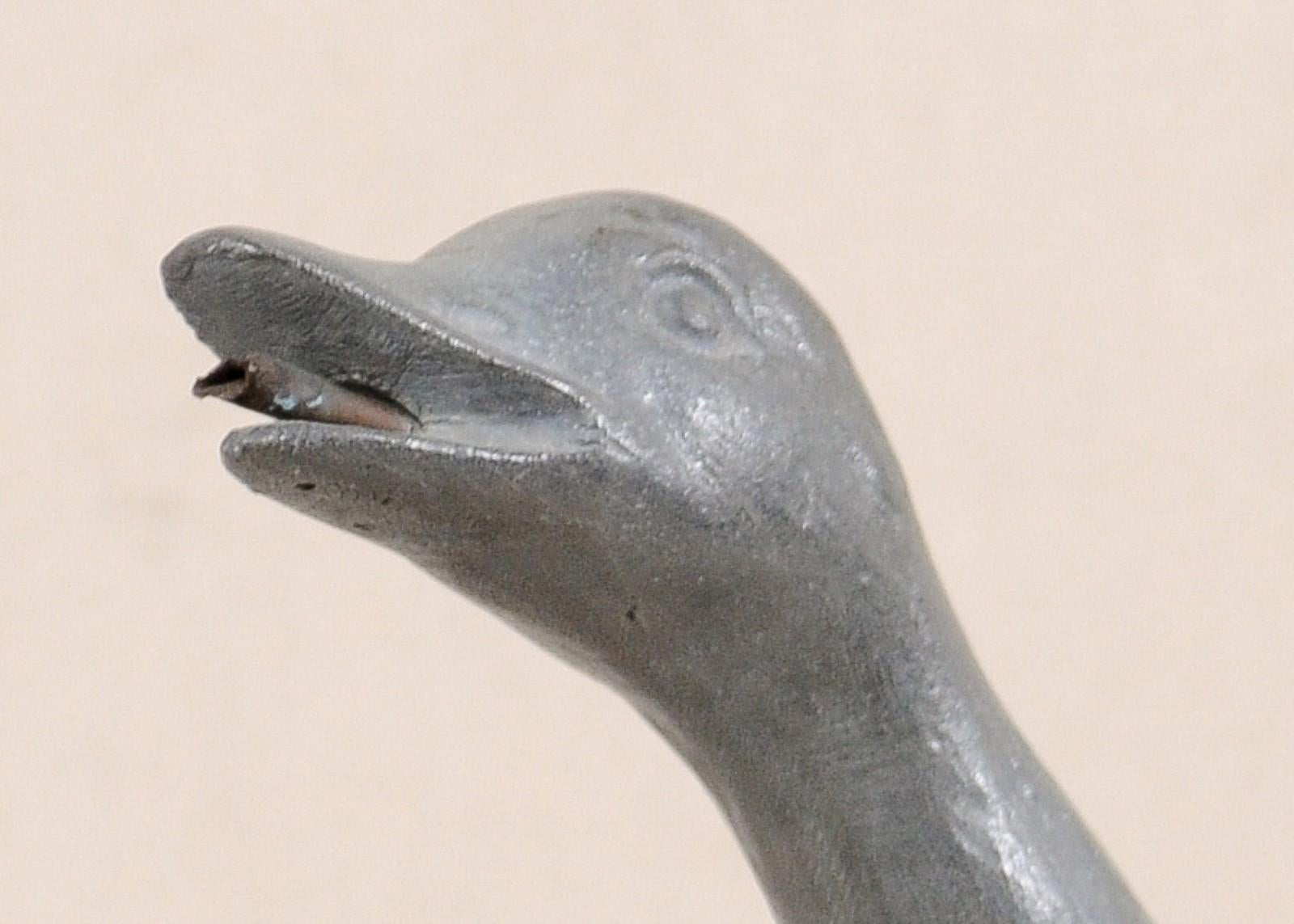 grey goose statue