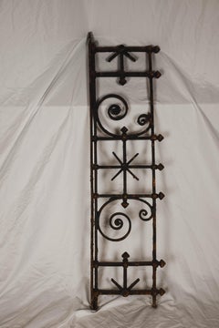 19th Century French Iron Architectural Fragment