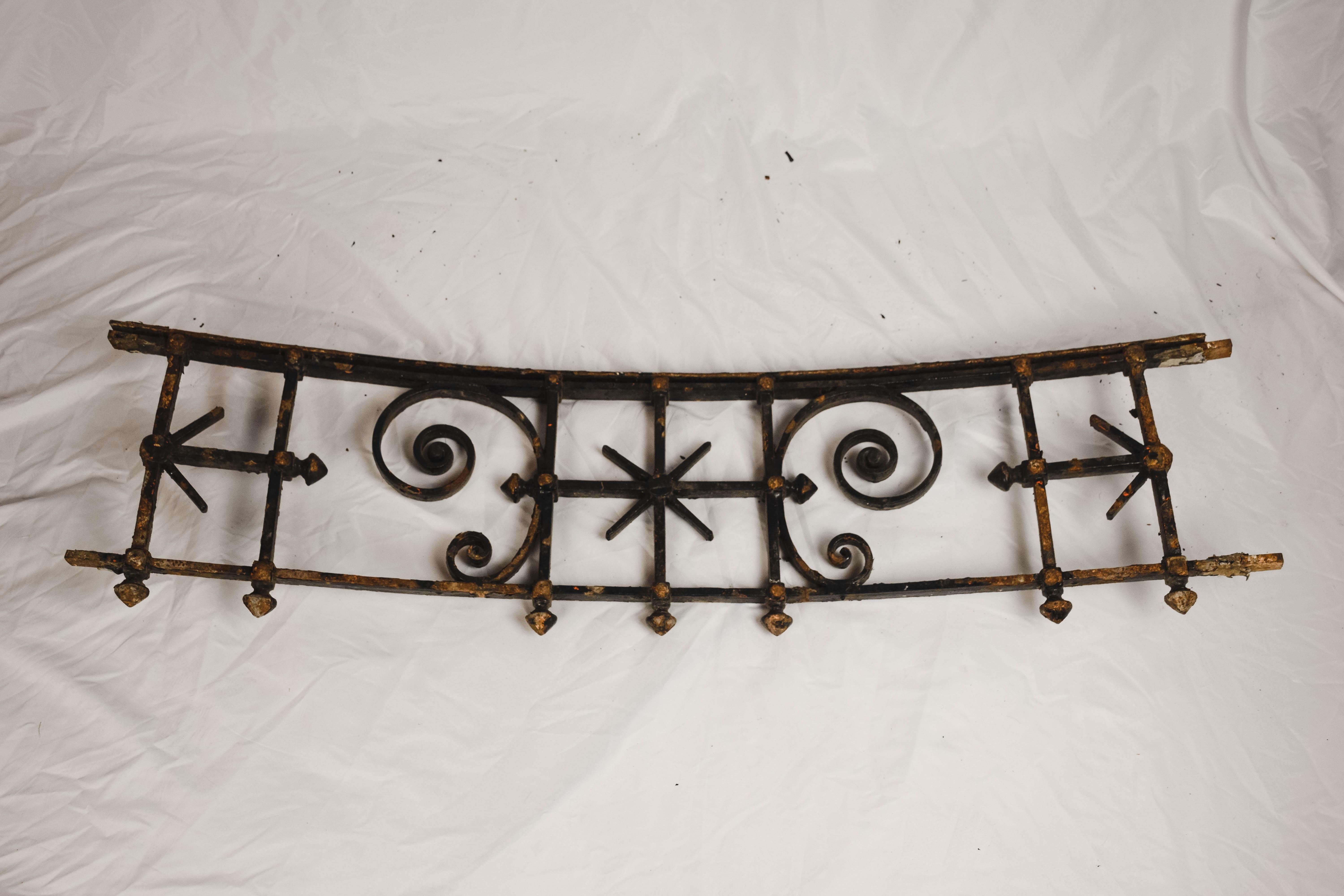 19th Century French Iron Architectural Fragment 1